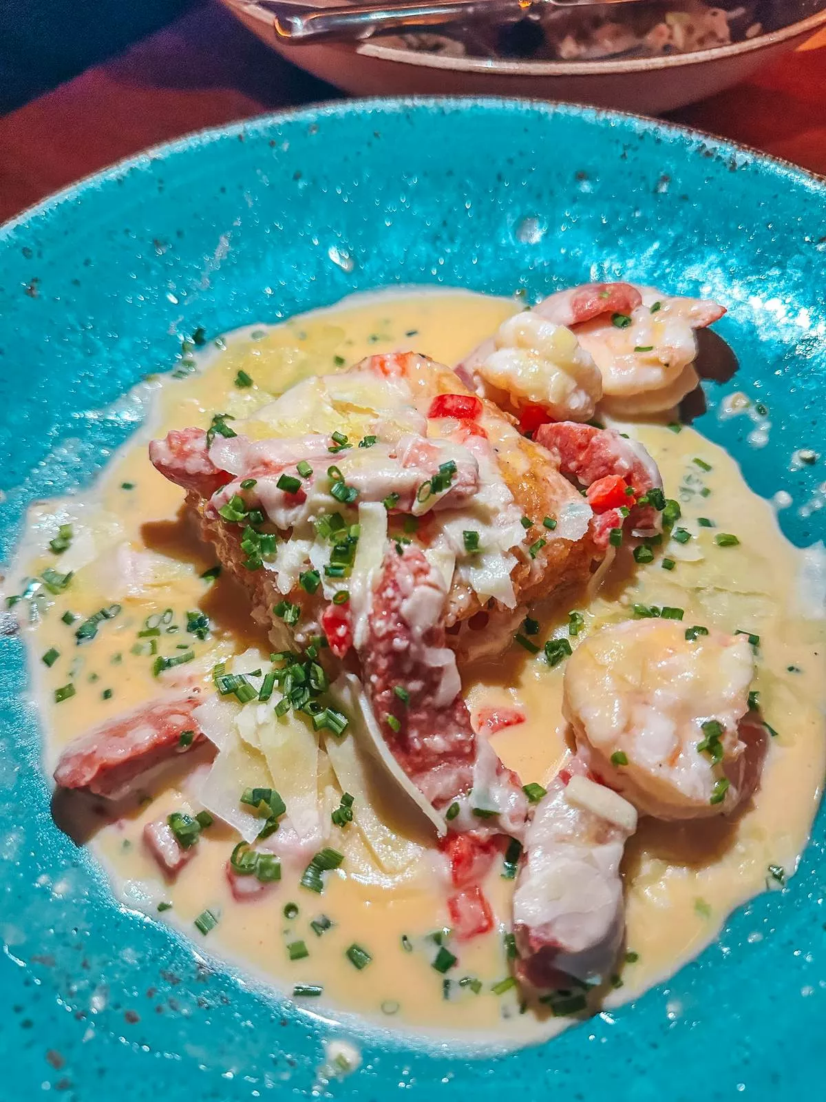 Shrimp and grits from The Waterfront Restaurant in AMI