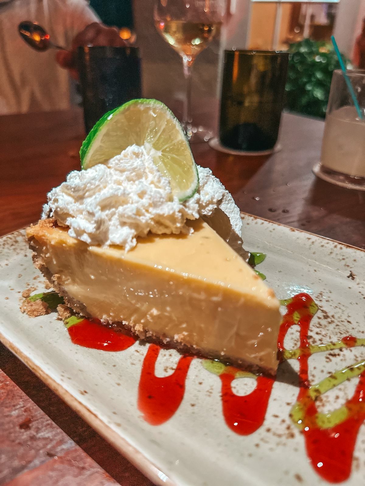 The Waterfront Restaurant in AMI key lime pie