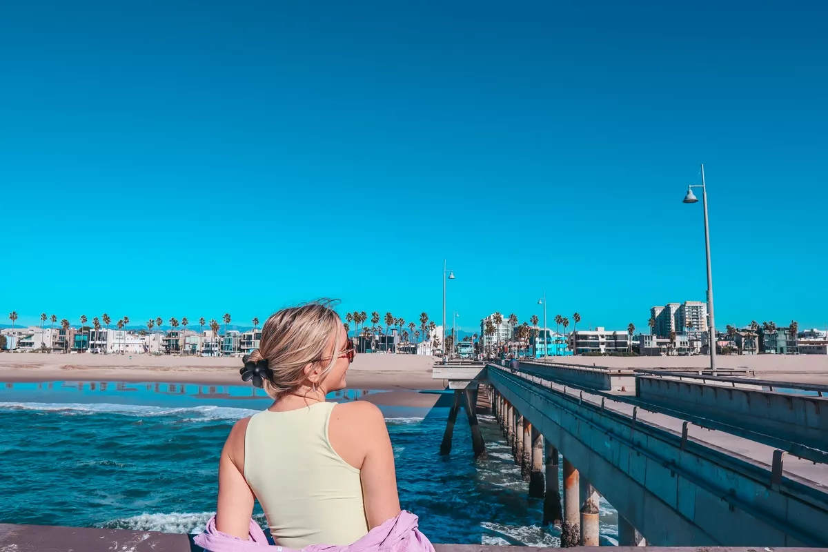 Venice Beach Pier in California