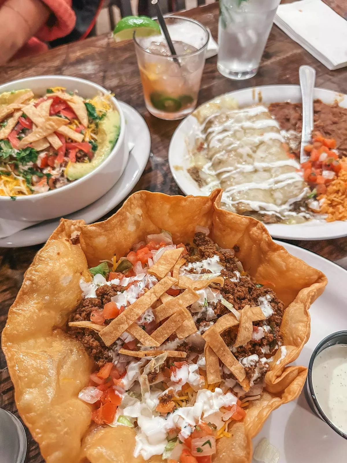 Wicked Cantina taco salad