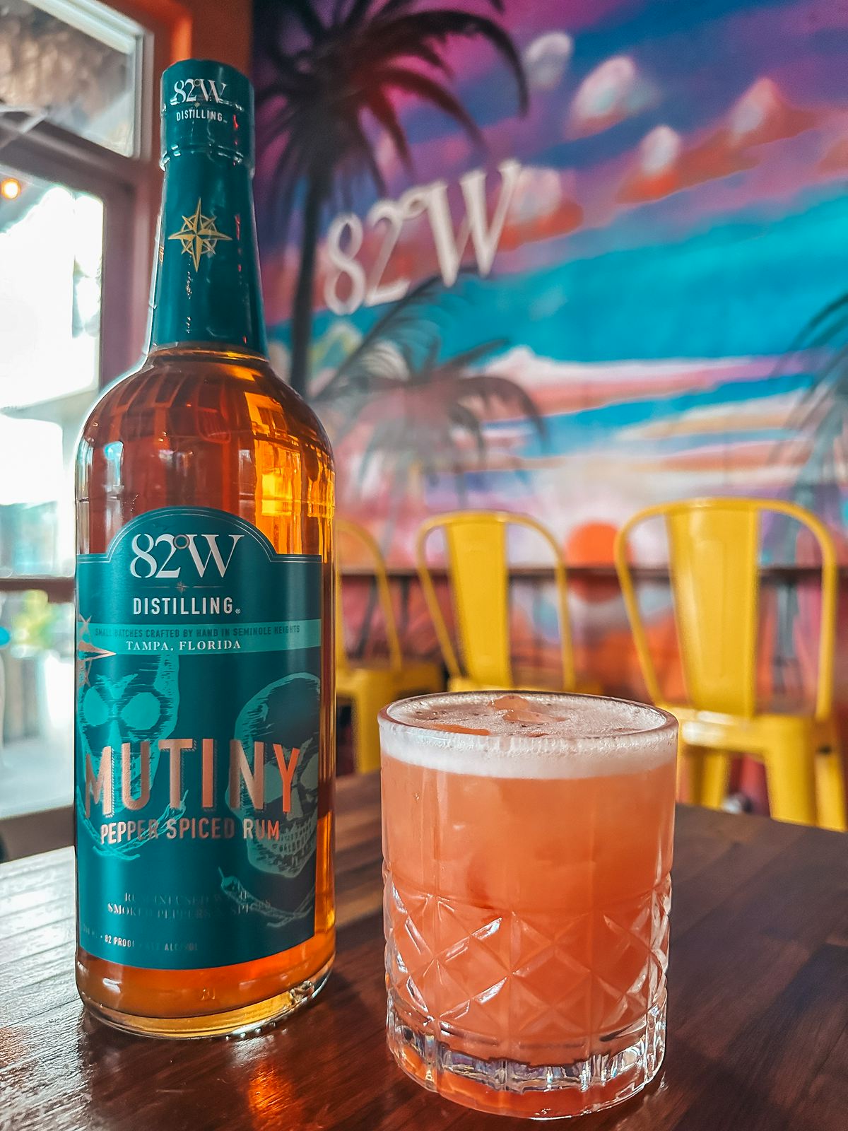 82 West Distilling in Seminole Heights Tampaloma cocktail