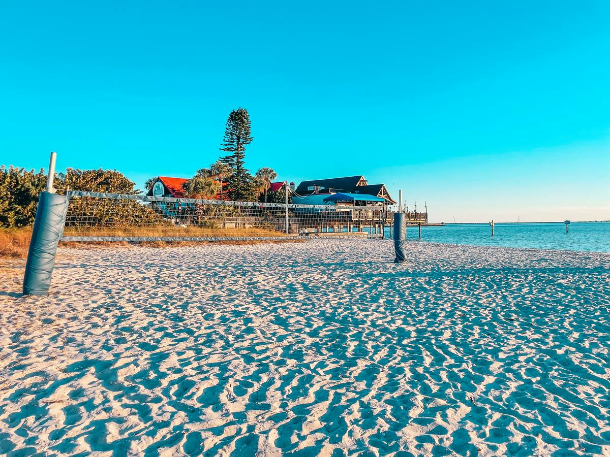 Ben T Davis beach in Tampa volleyball