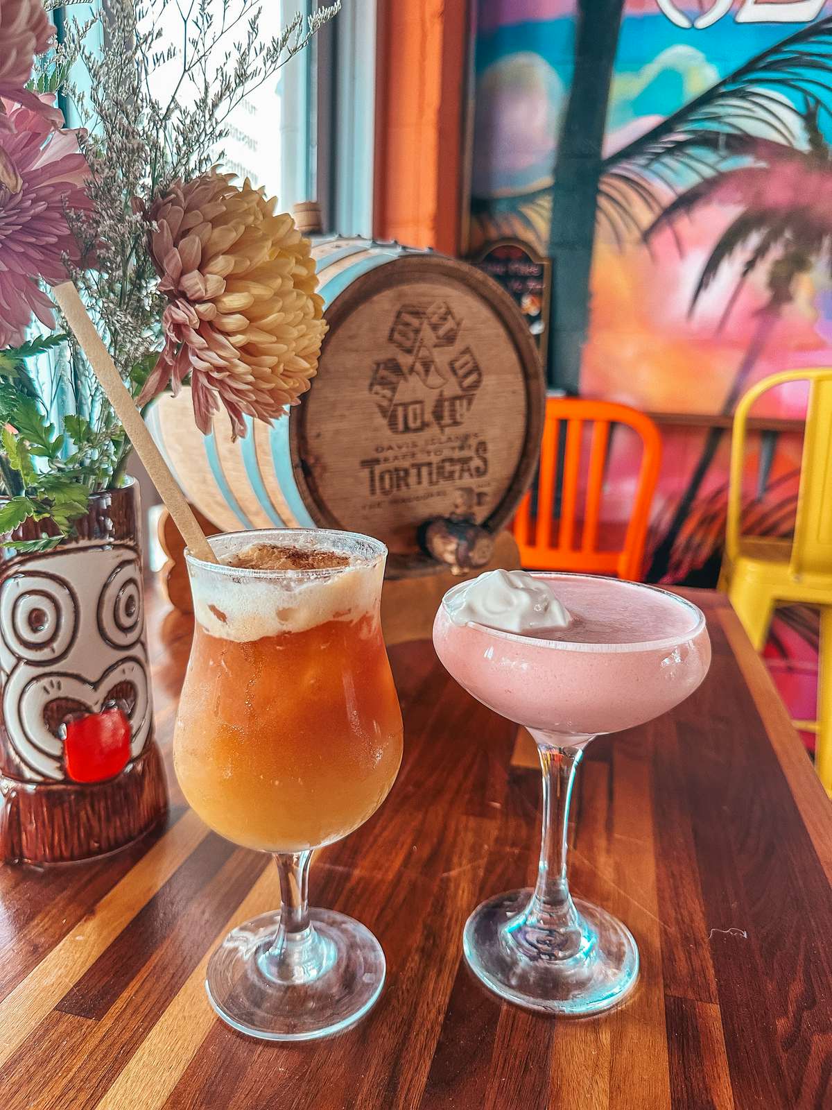 Cocktails from 82 West Distilling in Seminole Heights
