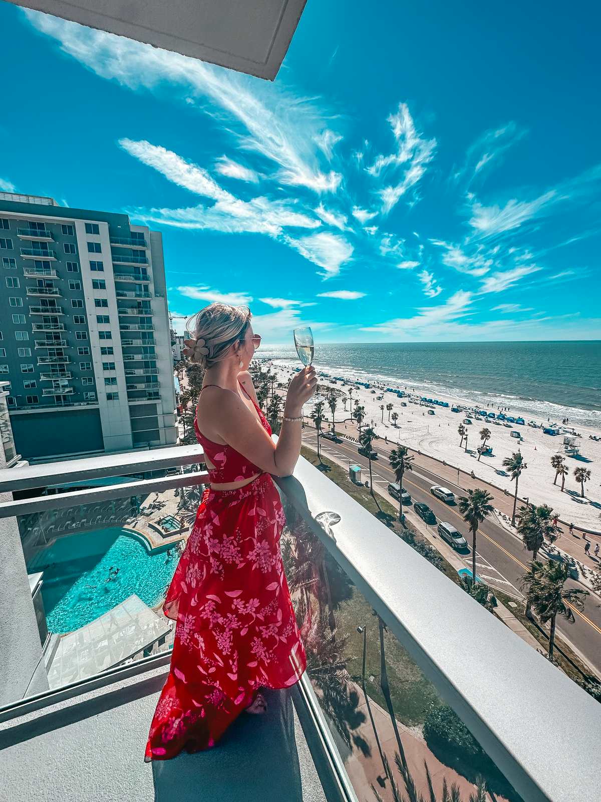 Gulf views from Wyndham Grand Clearwater Beach