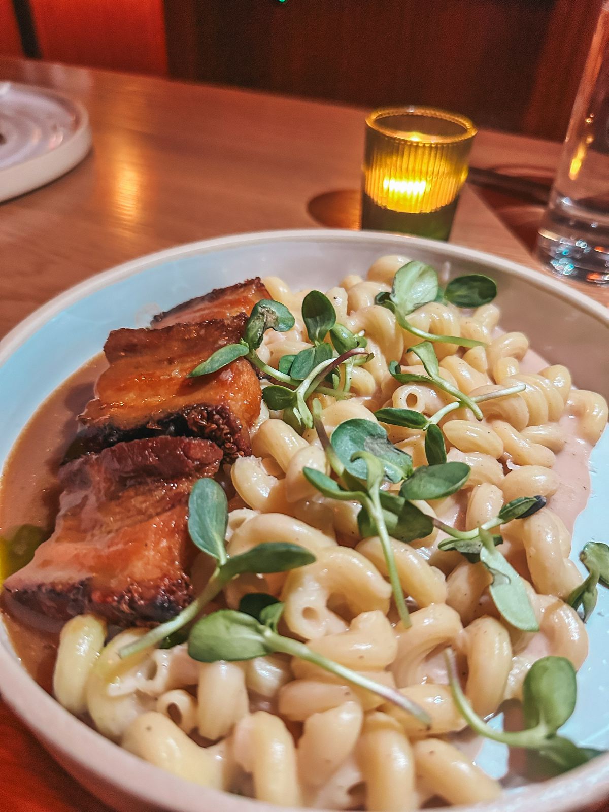 Pork belly mac from King State in St Pete