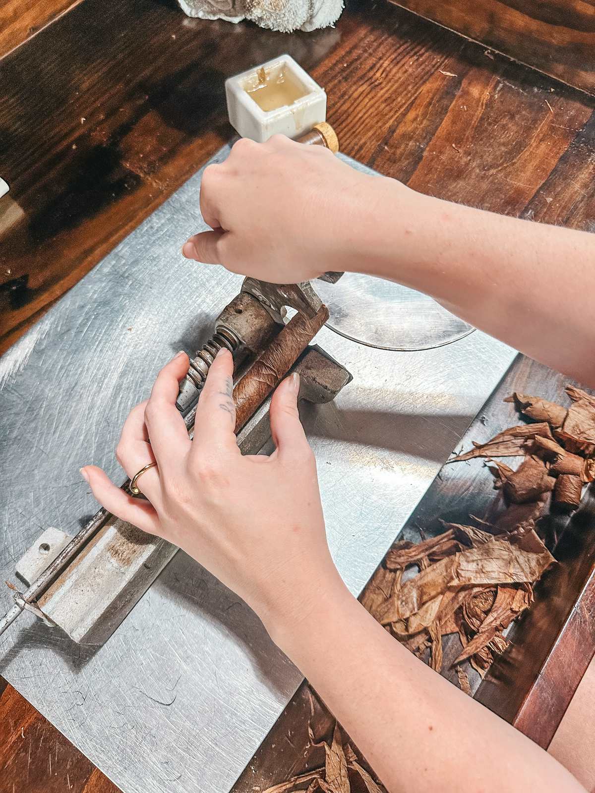 Rolling cigars at JC Newman in Ybor City