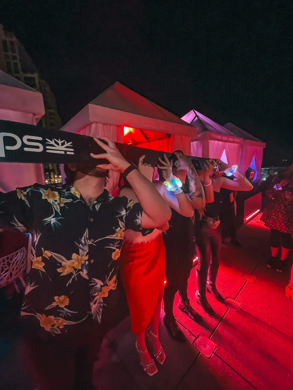 Shotski at Canopy bar in downtown St Pete