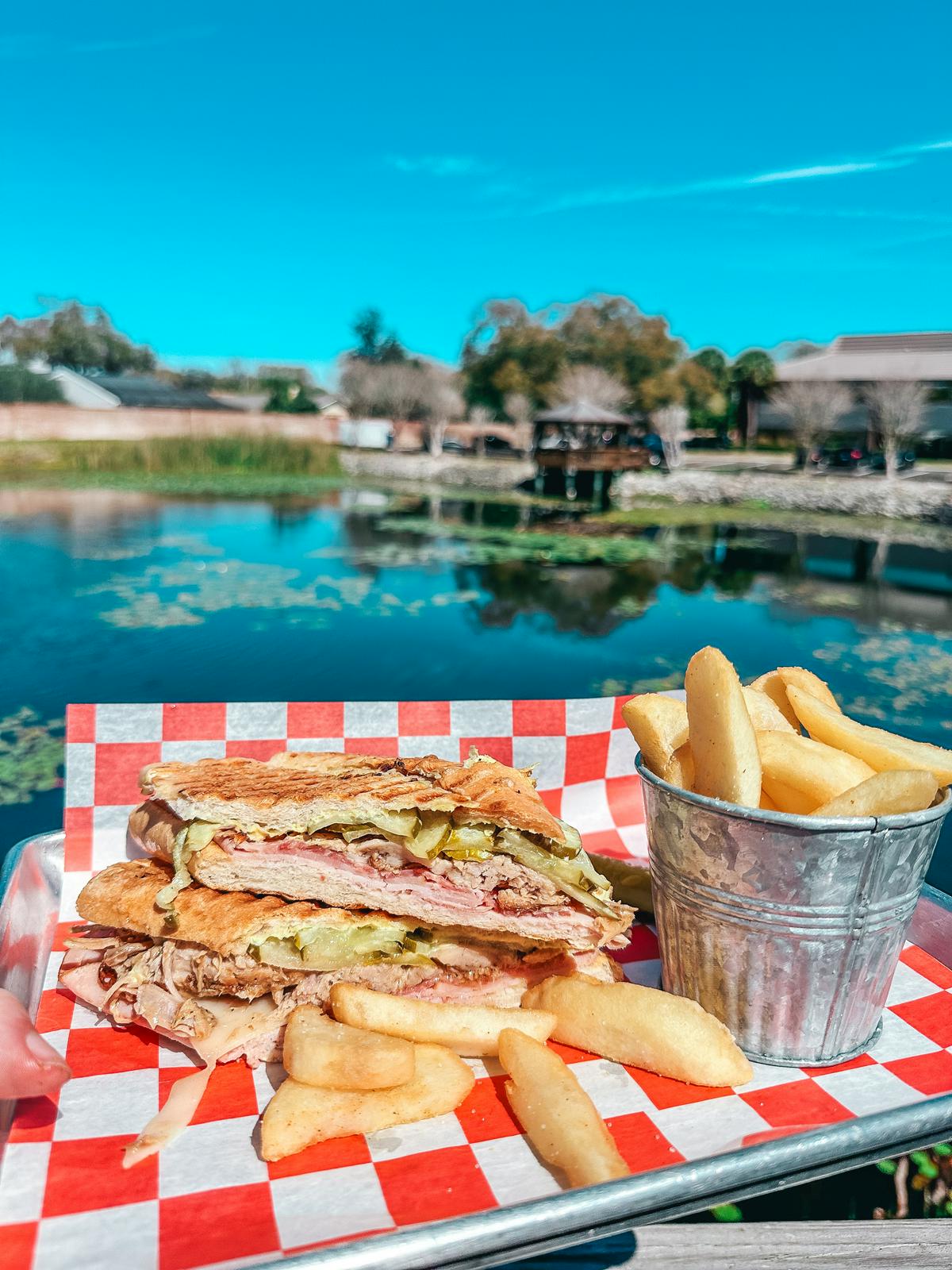 The Cracked Pepper Cafe Cuban sandwich