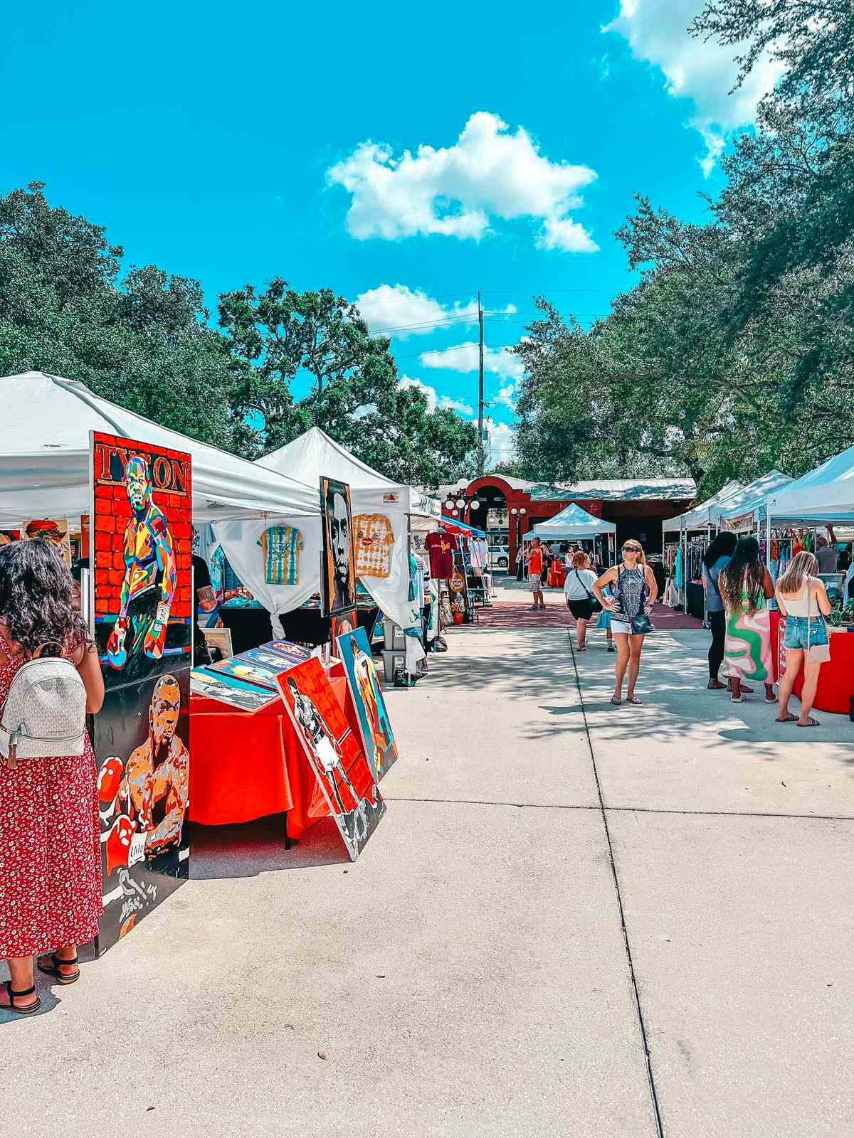 Vendors at Ybor City Saturday Market