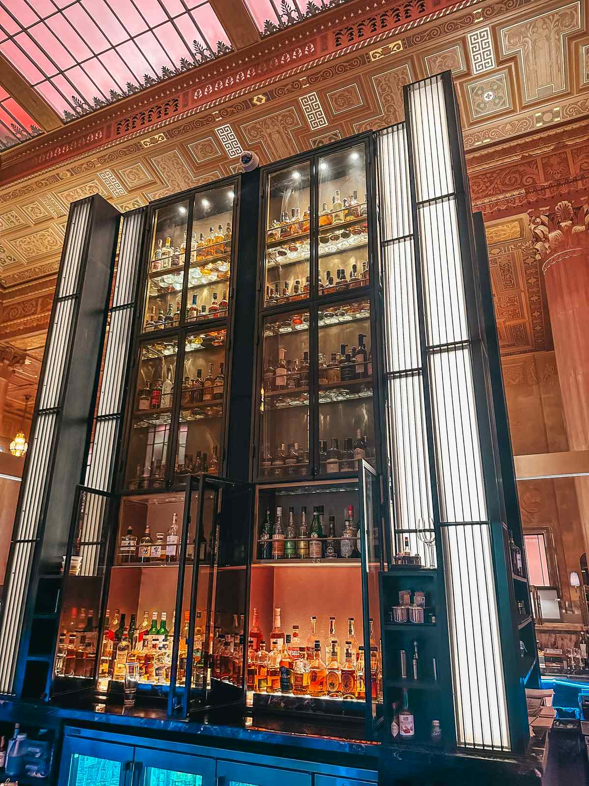 Bar inside of The National in Oklahoma City