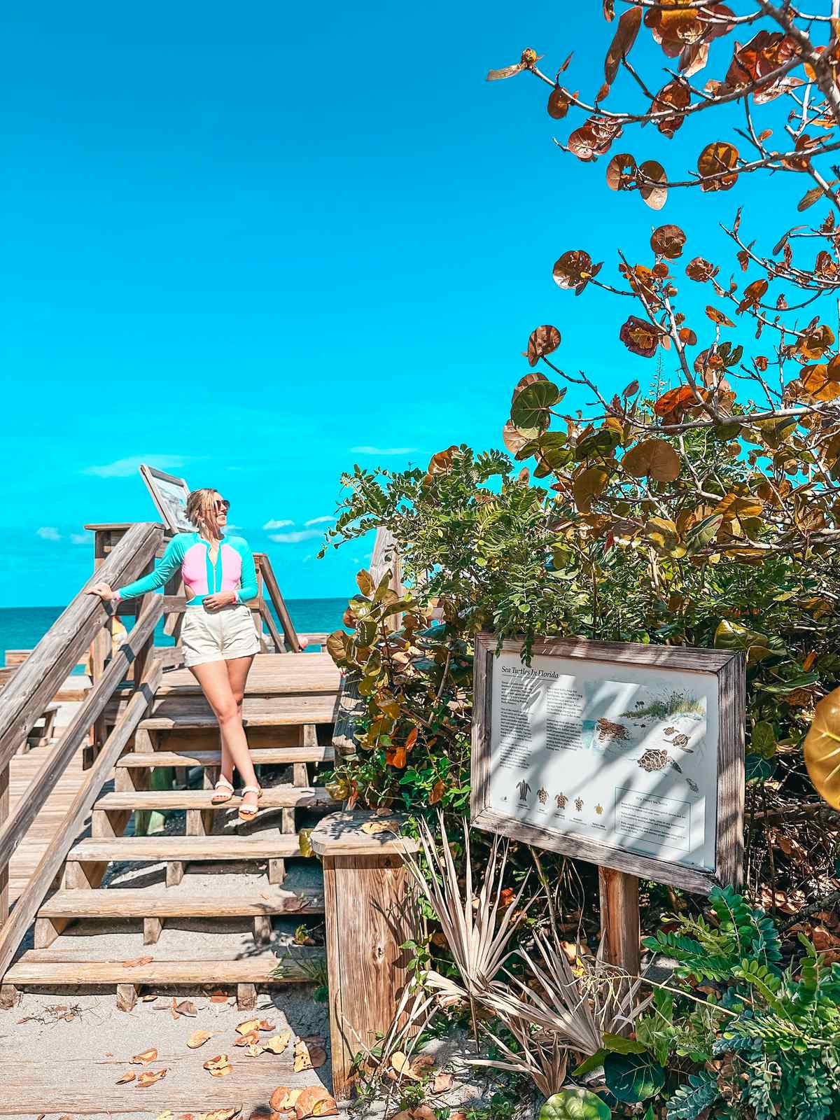 Beach access for Blowing Rocks Preserve in Jupiter