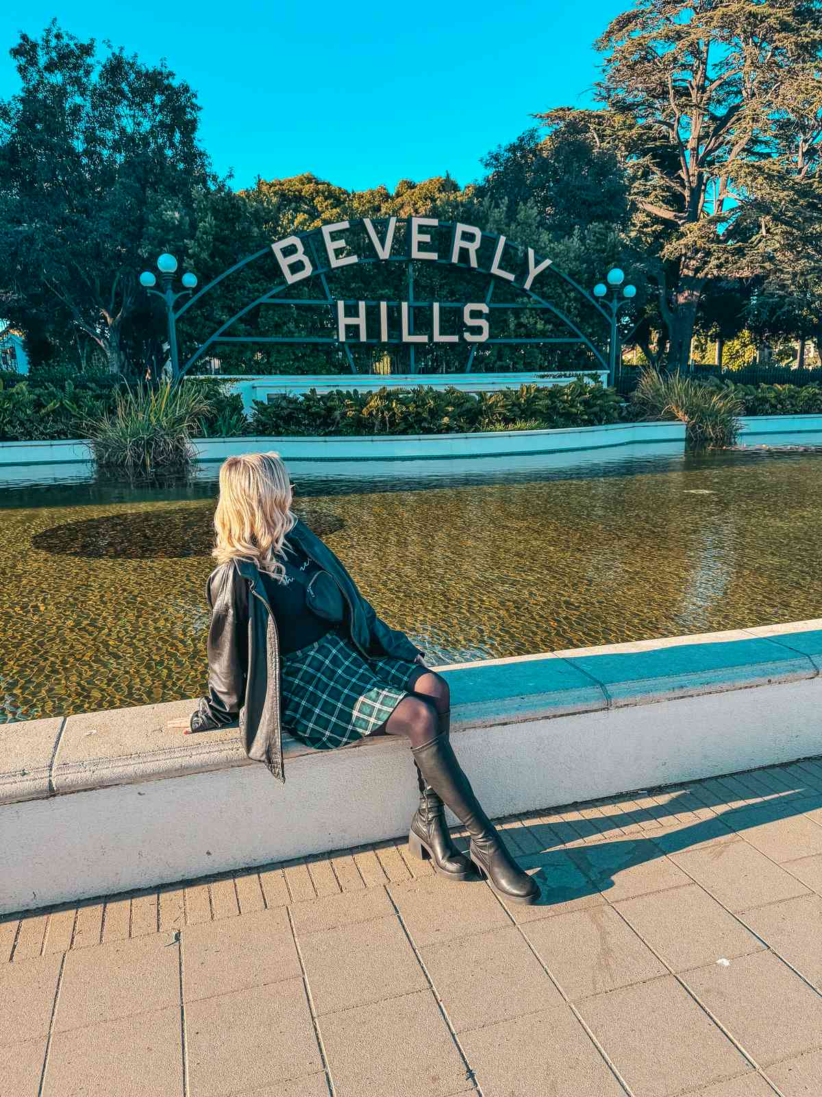 Beverly Hills sign in California