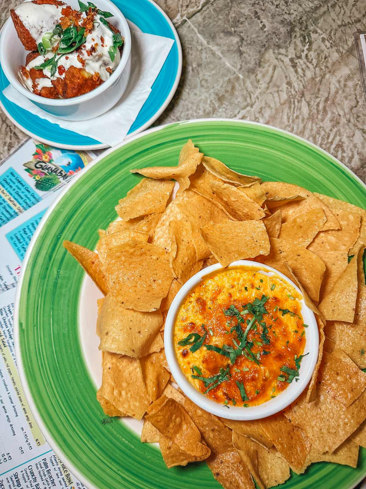 Buffalo chicken dip from Guanabanas in Jupiter