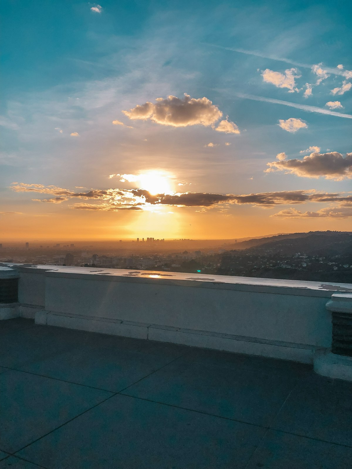 City views from Griffith Observatory