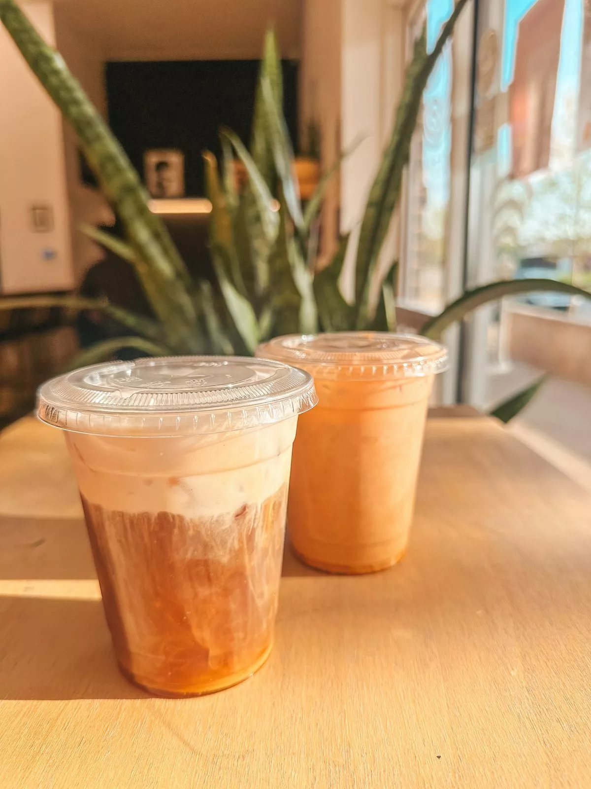 Cold brew with carrot cake cold foam from Culture Coffee in OKC