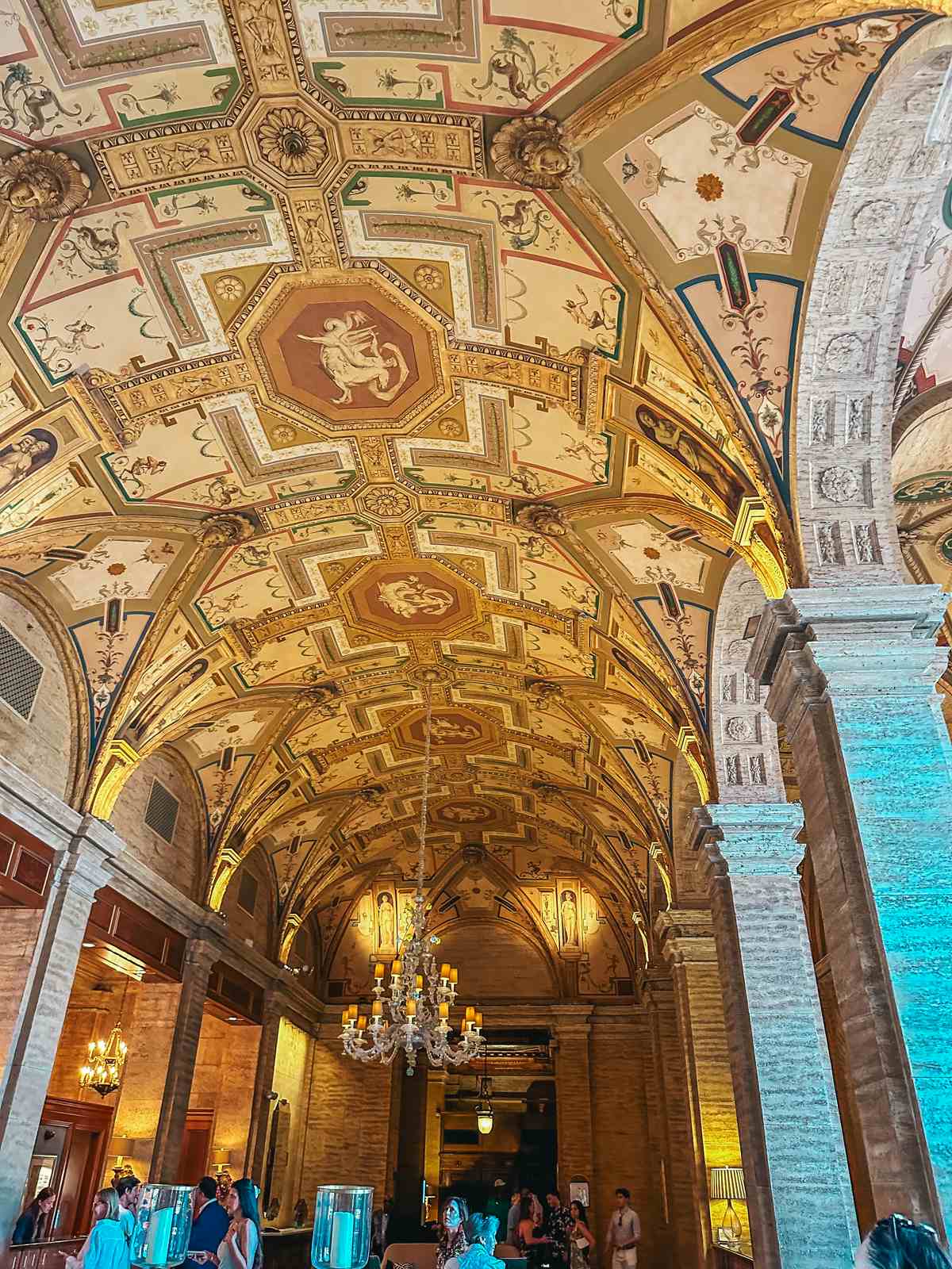 Epic ceiling at The Breakers Hotel in Palm Beach