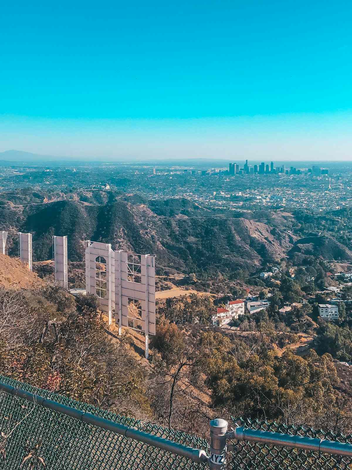 Hike that goes behind the Hollywood sign in Los Angeles