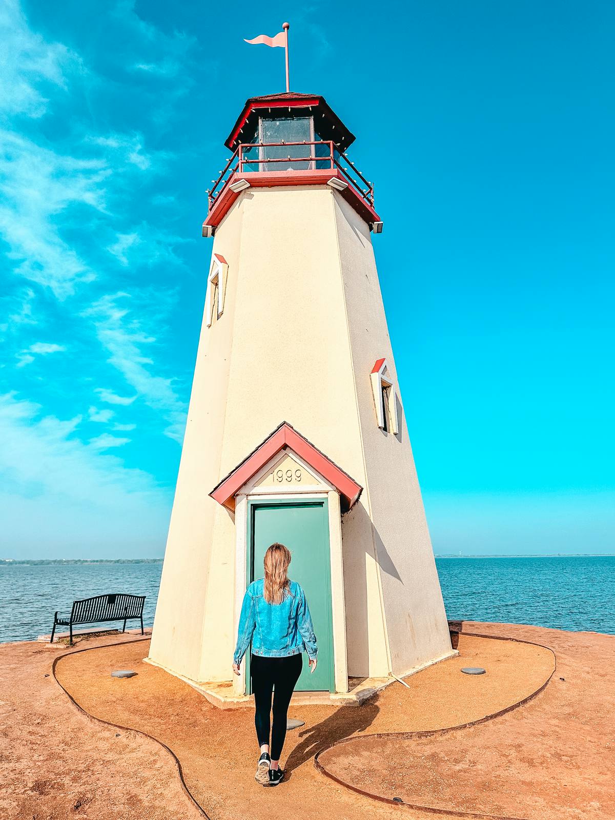 Lake Hefner Lighthouse in Oklahoma City