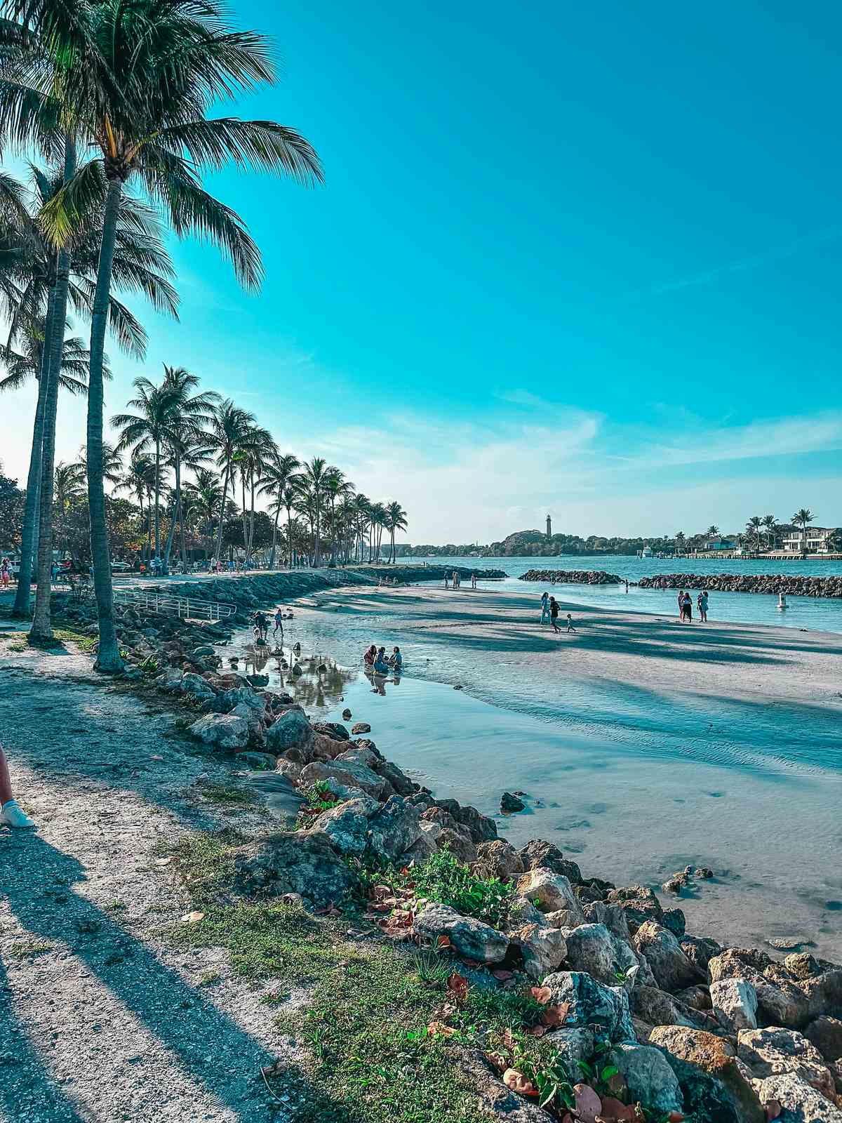 Low tide at DuBois Park in Jupiter