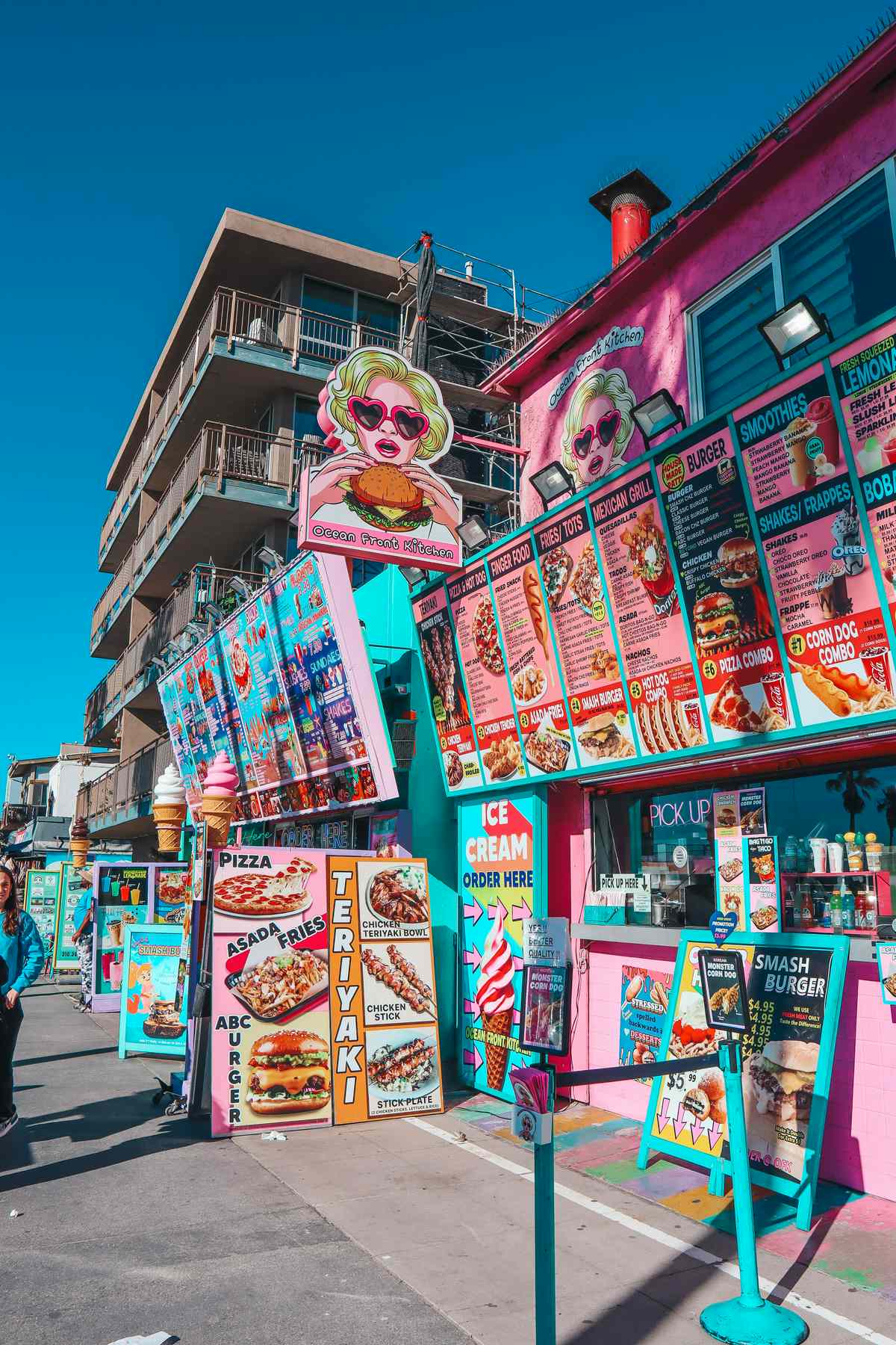 Ocean Front Kitchen on the Venice Boardwalk in Los Angeles