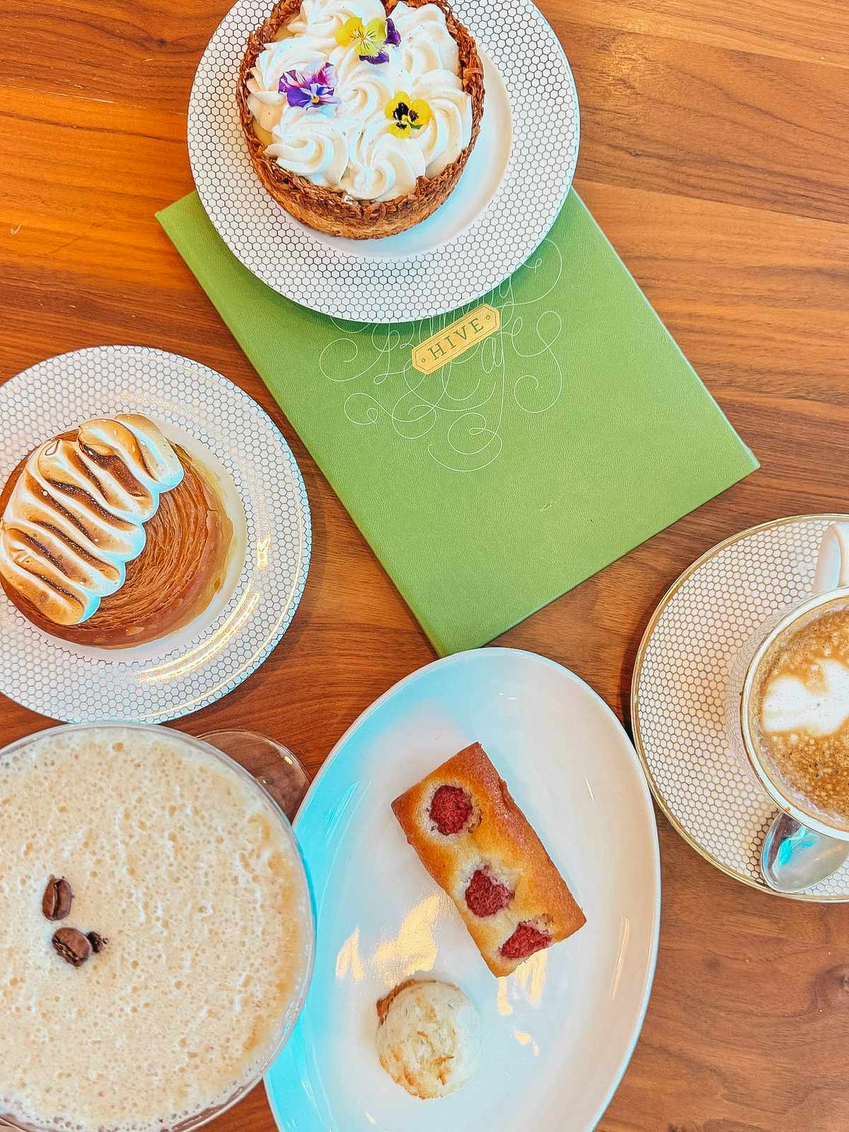 Pastry spread at The Hive Bakery and Cafe in West Palm Beach