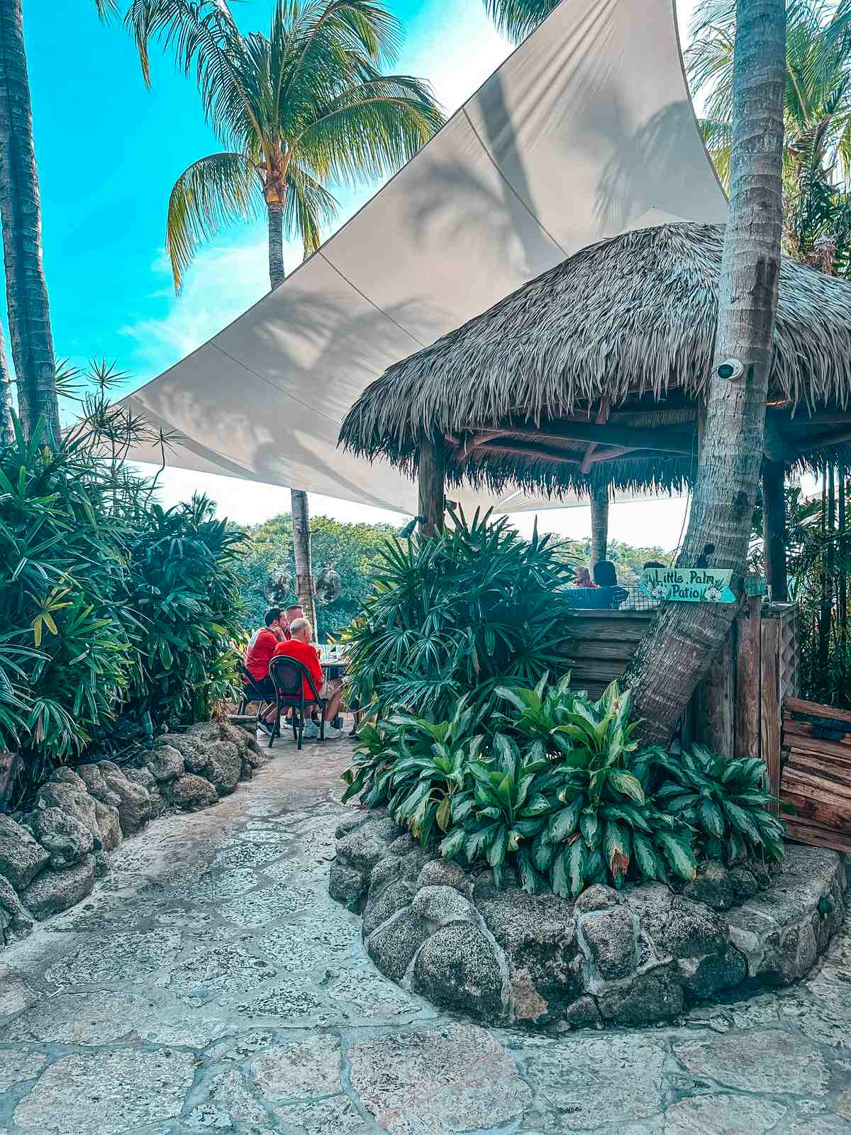 Patio area at Guanabanas Jupiter restaurant