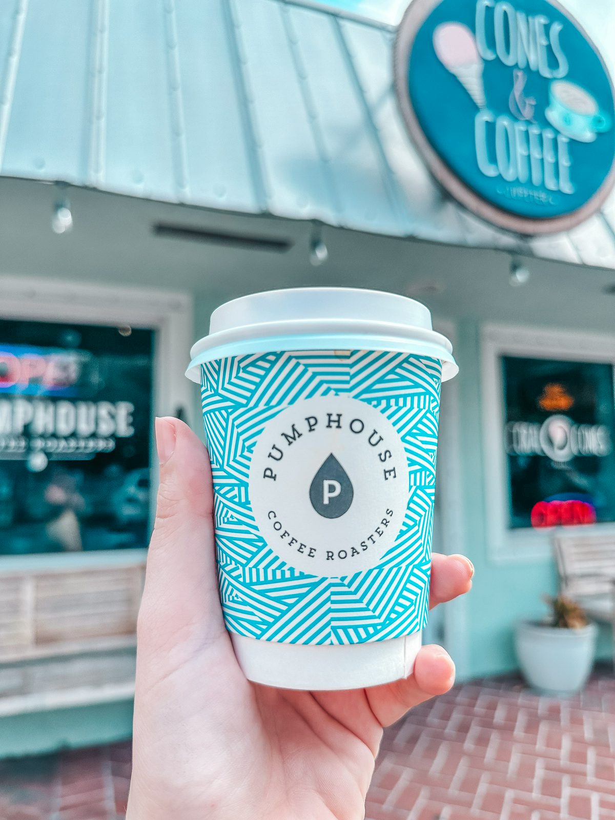 Pumphouse coffee from Cones and Coffee in Jupiter