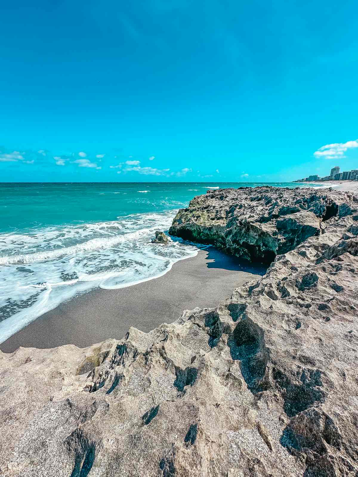 Rocks at Blowing Rocks Preserve in Jupiter