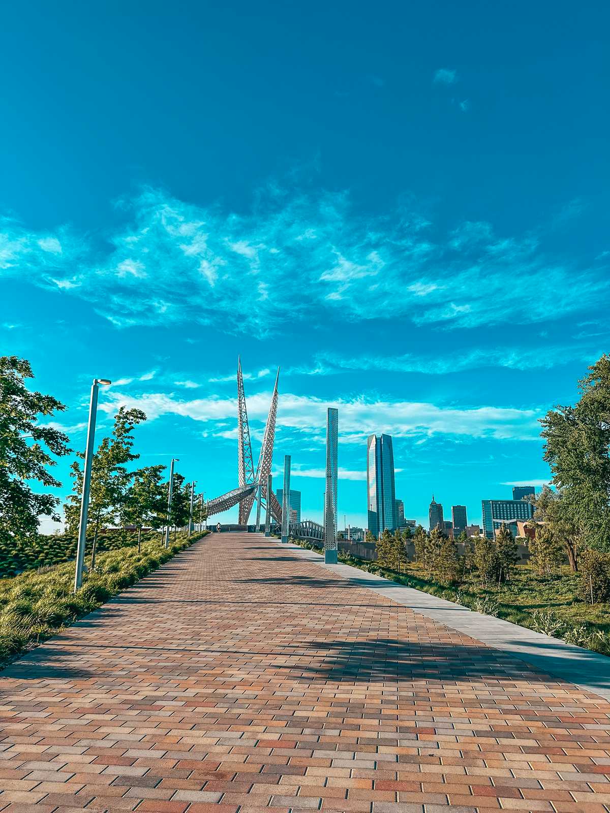 Skydance Pedestrian Bridge in OKC