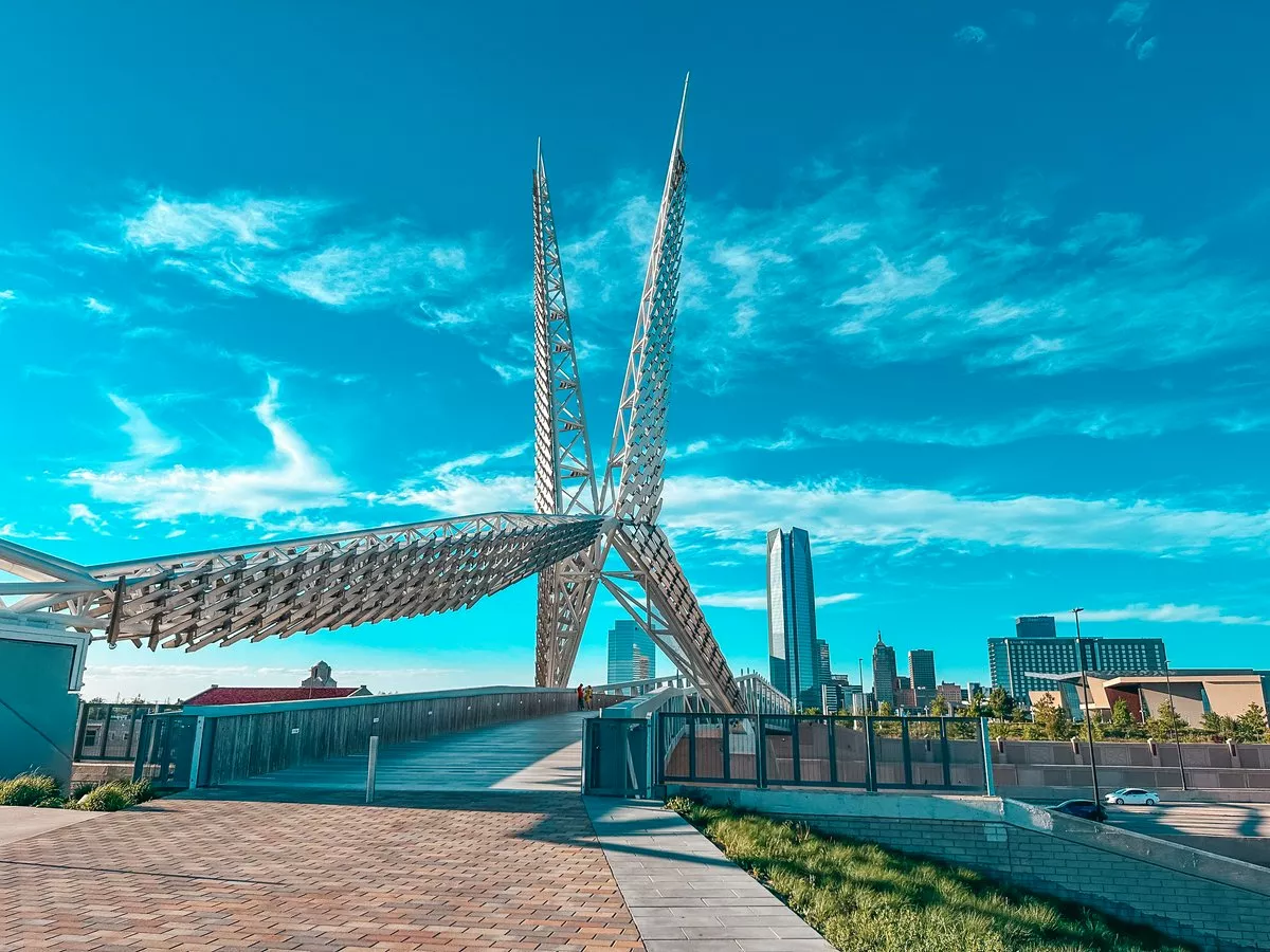 Skydance Pedestrian Bridge in Oklahoma City