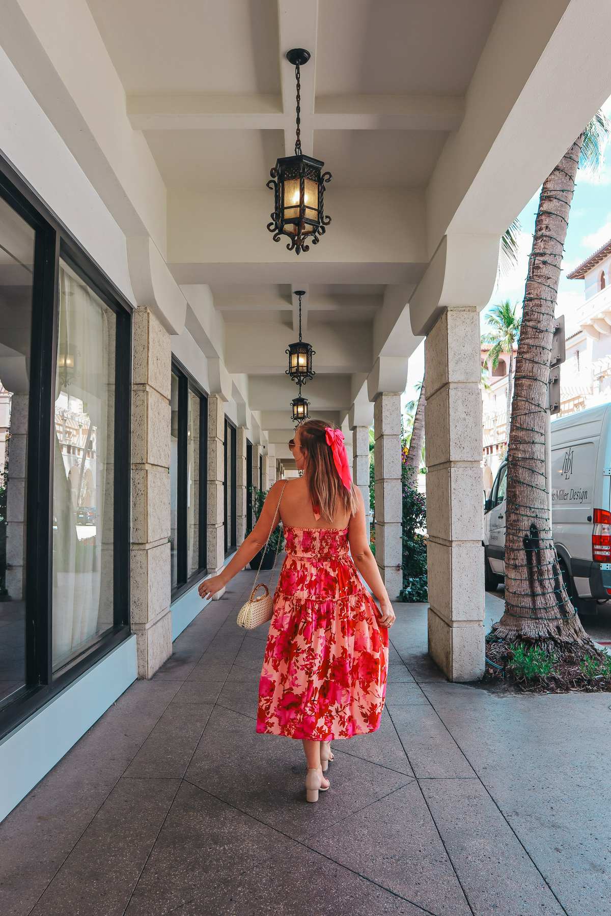 Strolling the shops at Worth Ave in Palm Beach