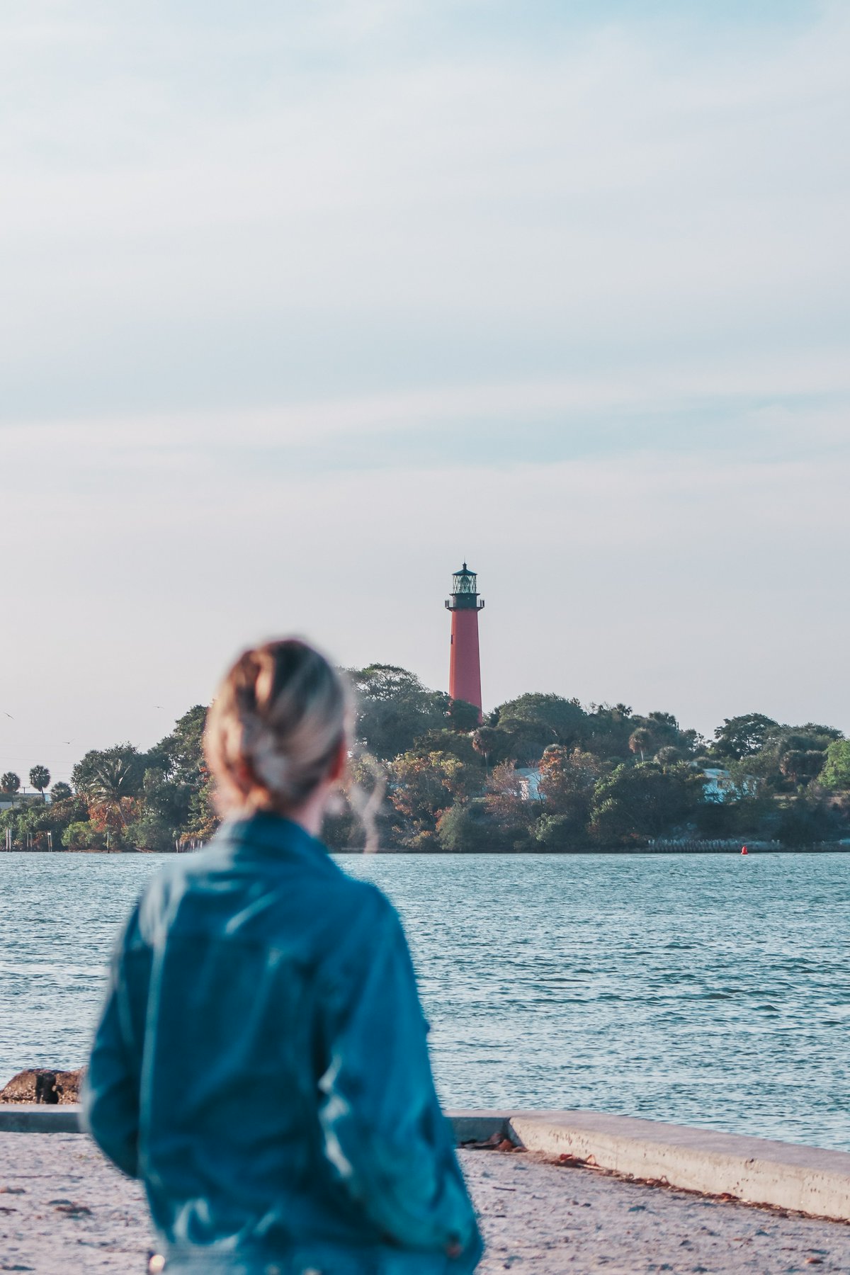 View of the Jupiter Inlet Lighthouse from DuBois Park