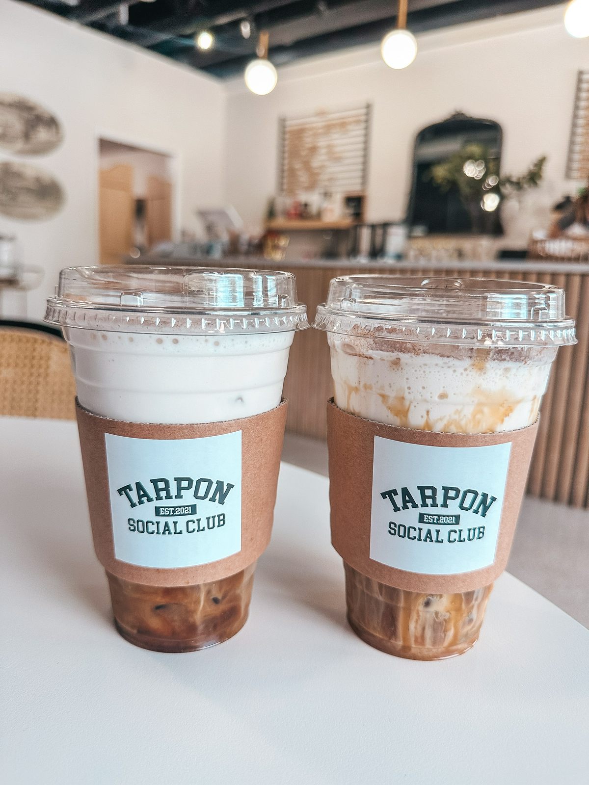 Freddo cappuccinos from Tarpon Social Club in Tarpon Springs