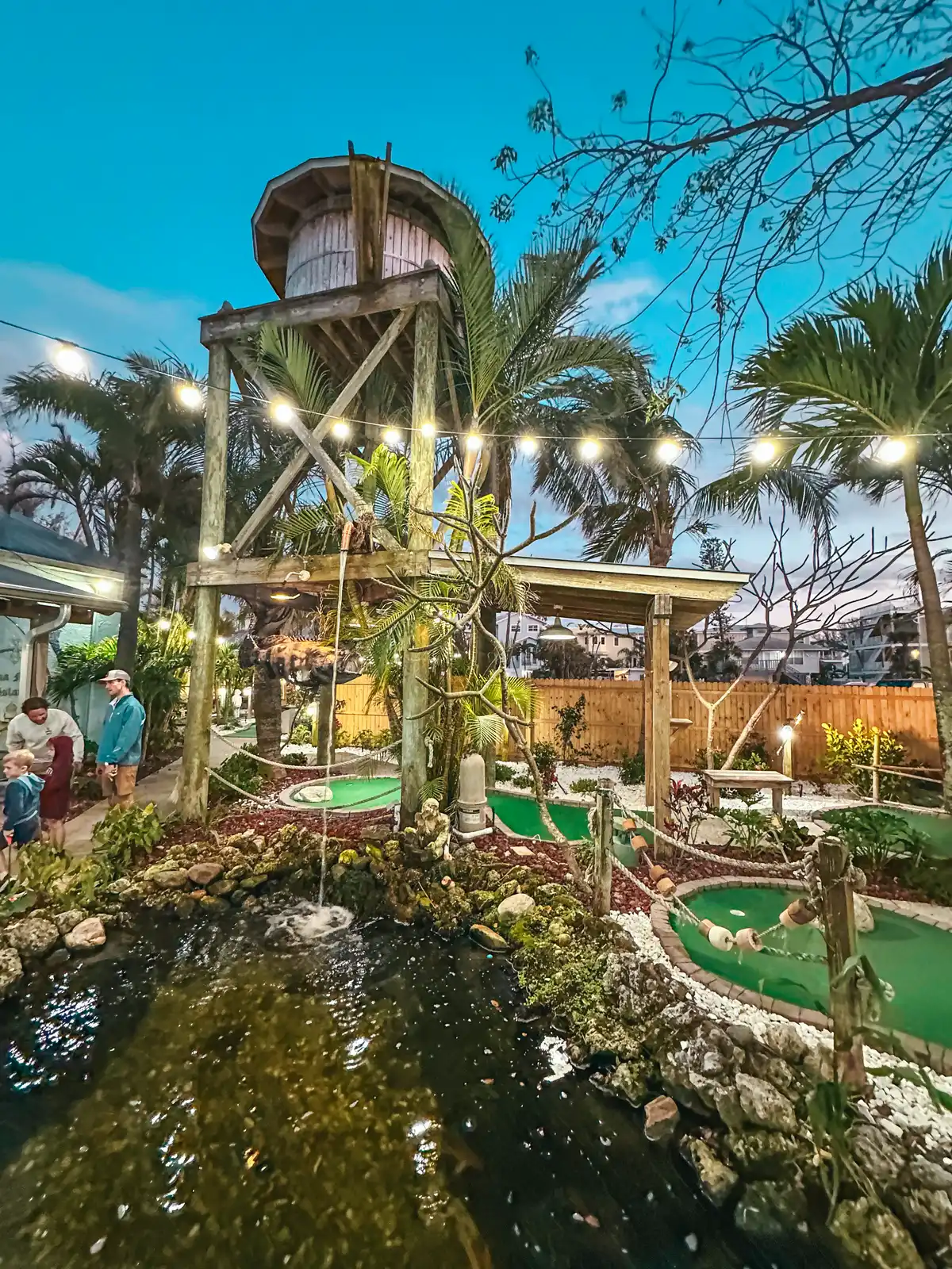 The Fish Hole mini golf on Anna Maria Island