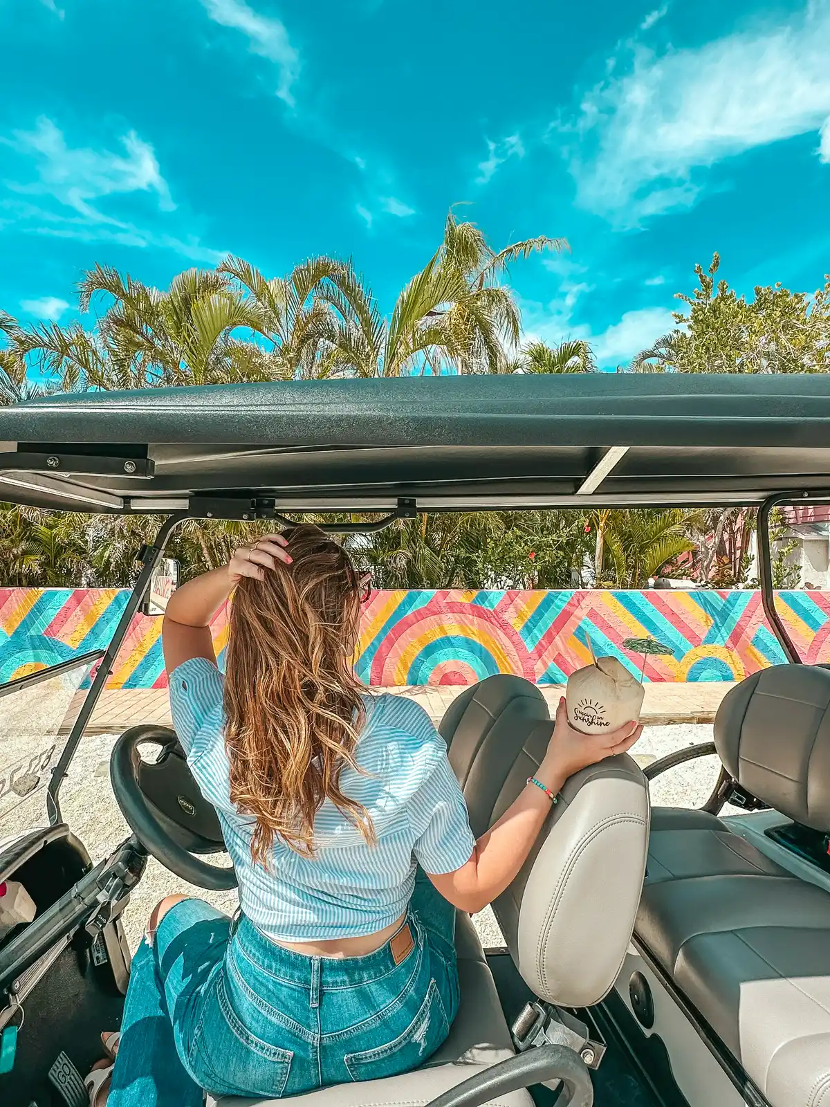 Zoom Around Golf Cart rental on Anna Maria Island