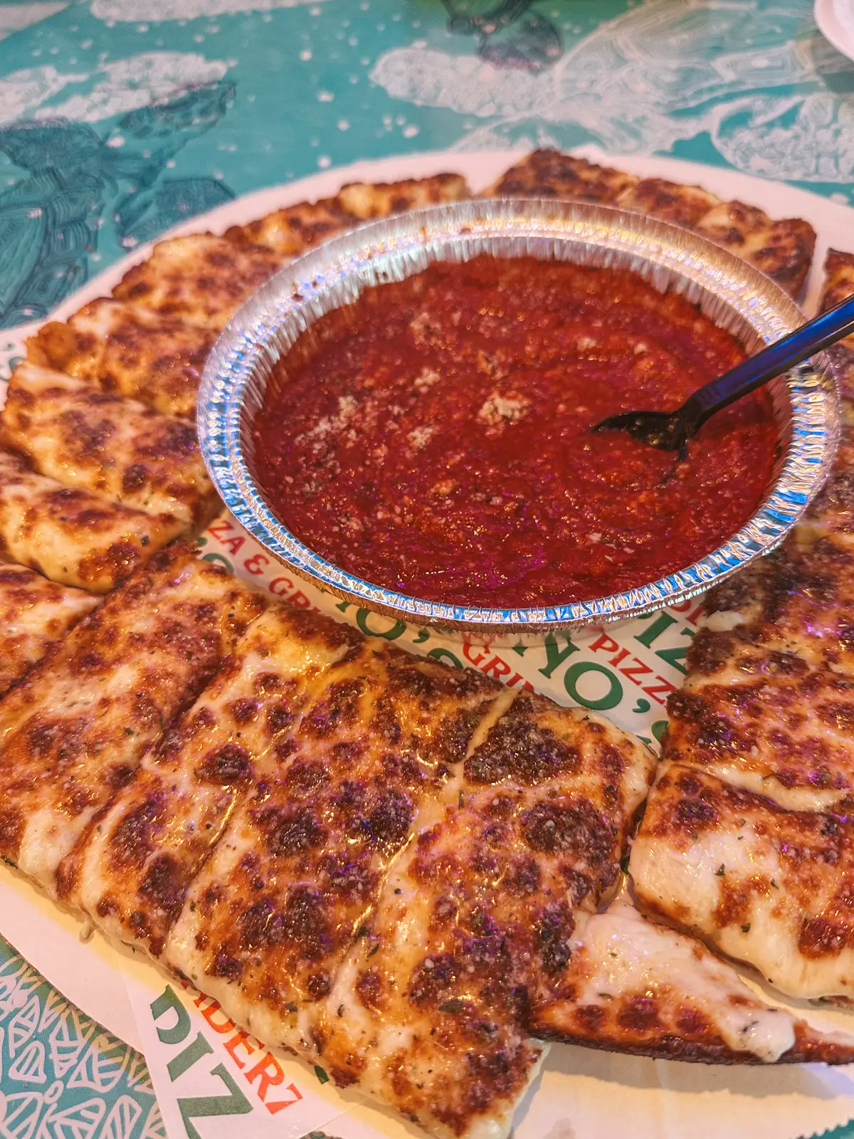 Breadsticks from Pizzano's Pizza on Anna Maria Island