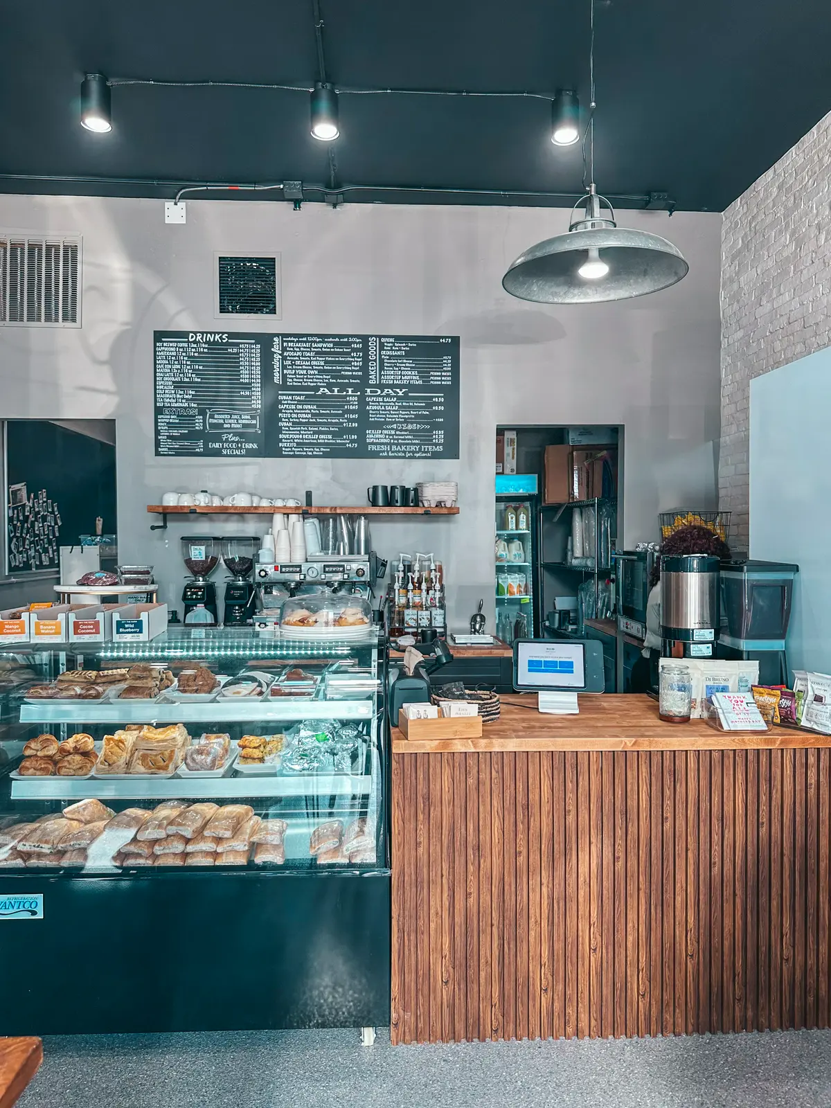 Counter at DI Coffee Bar in Seminole Heights Tampa