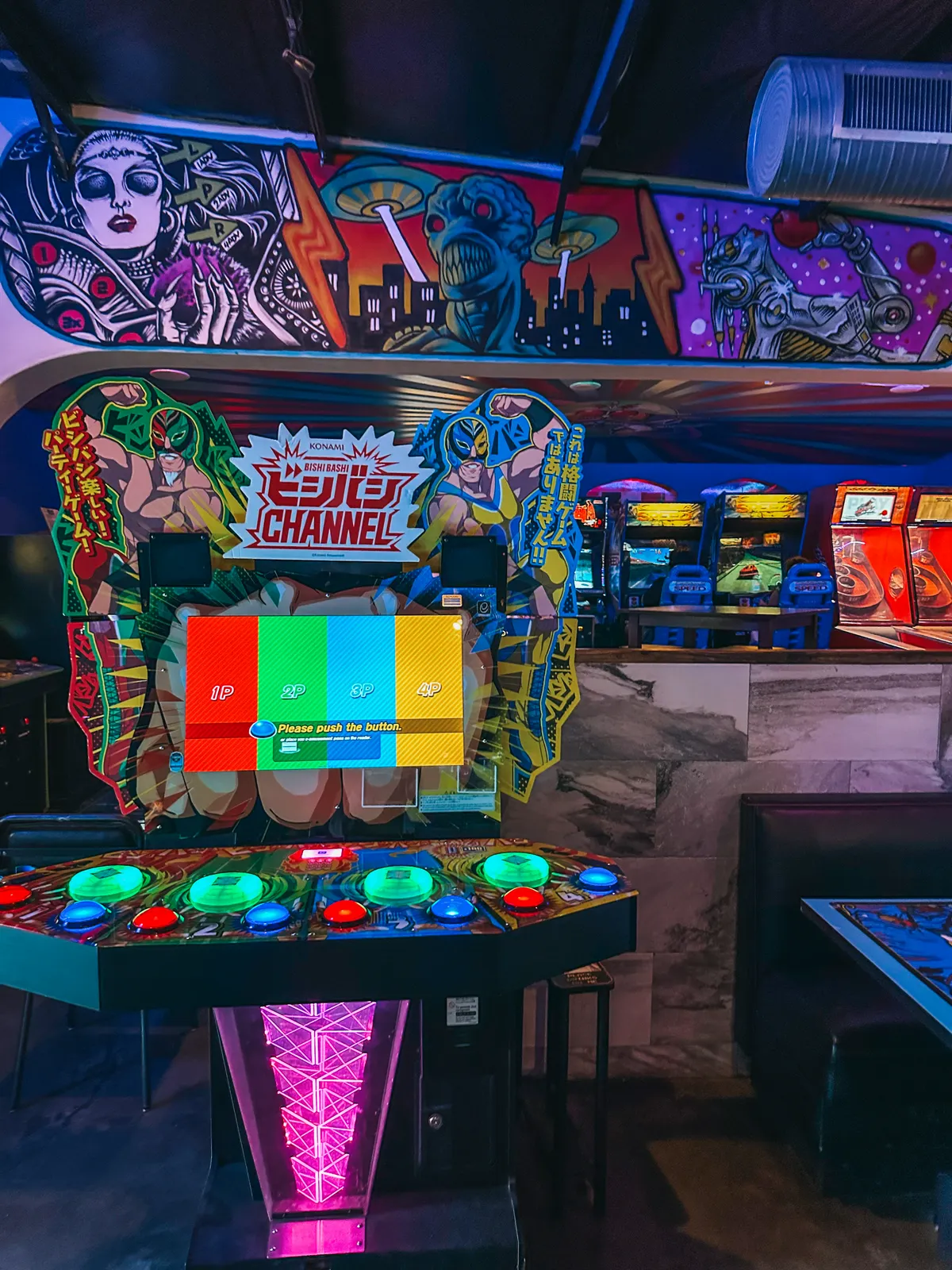 Games at Lowry Parcade in Seminole Heights Tampa