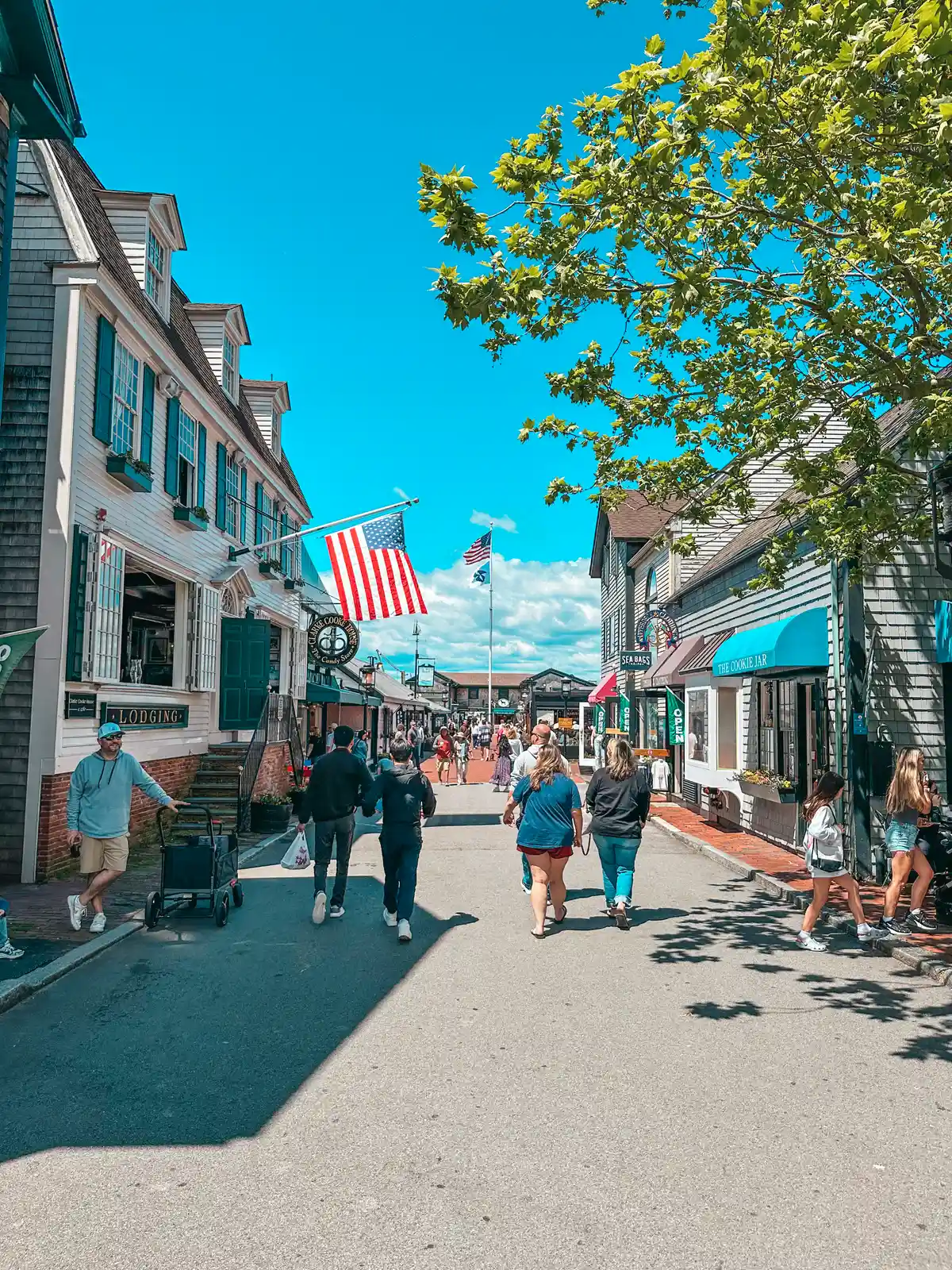 Bannisters Wharf in Newport Rhode Island