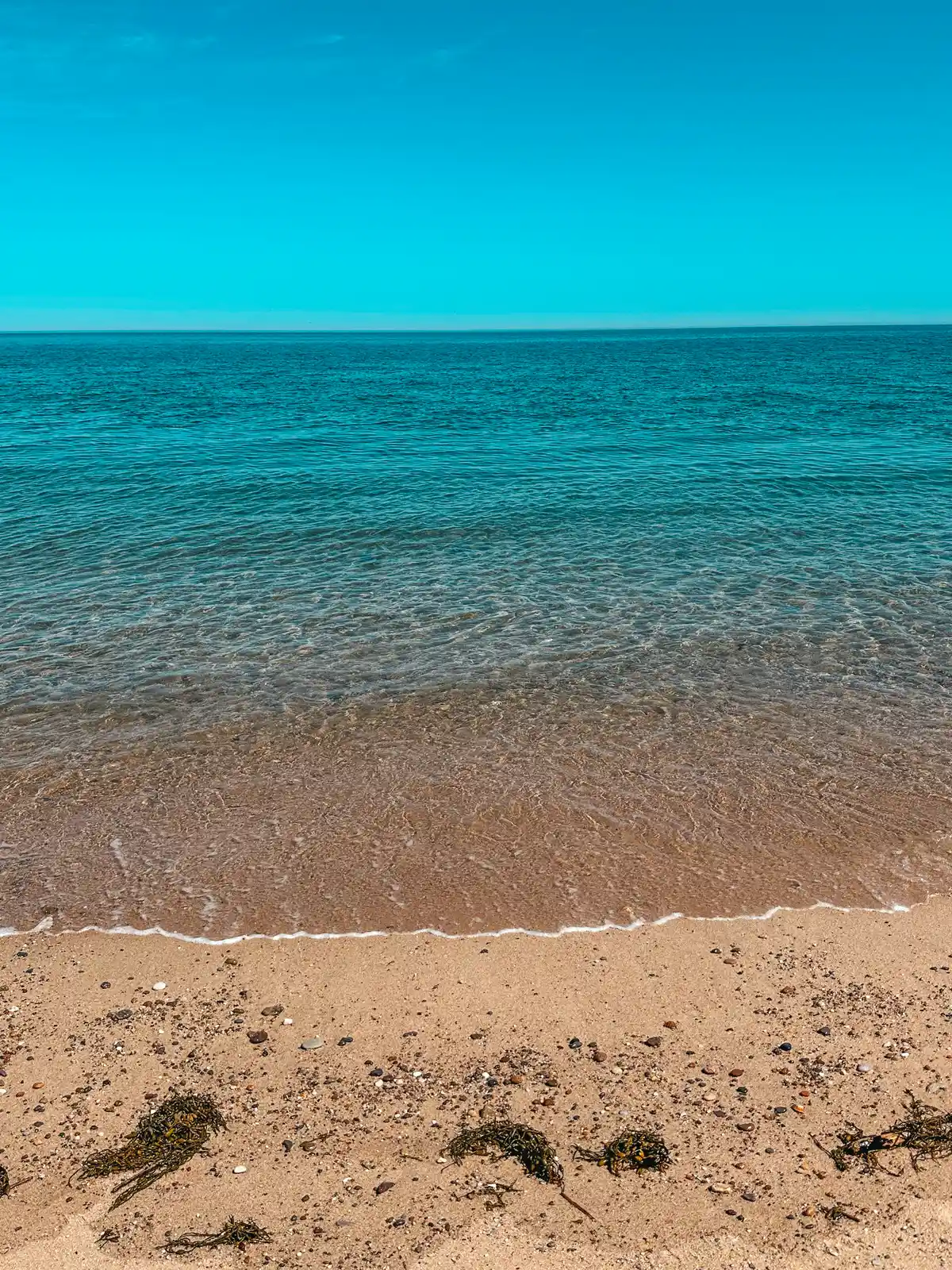 Beautiful water at Race Point Beach on Cape Cod in May