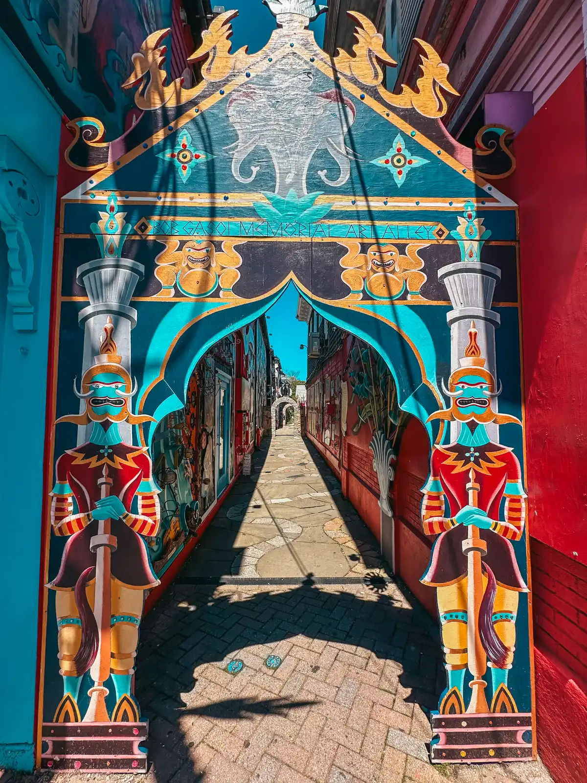 Bob Gasoi Memorial Art Alley in Provincetown