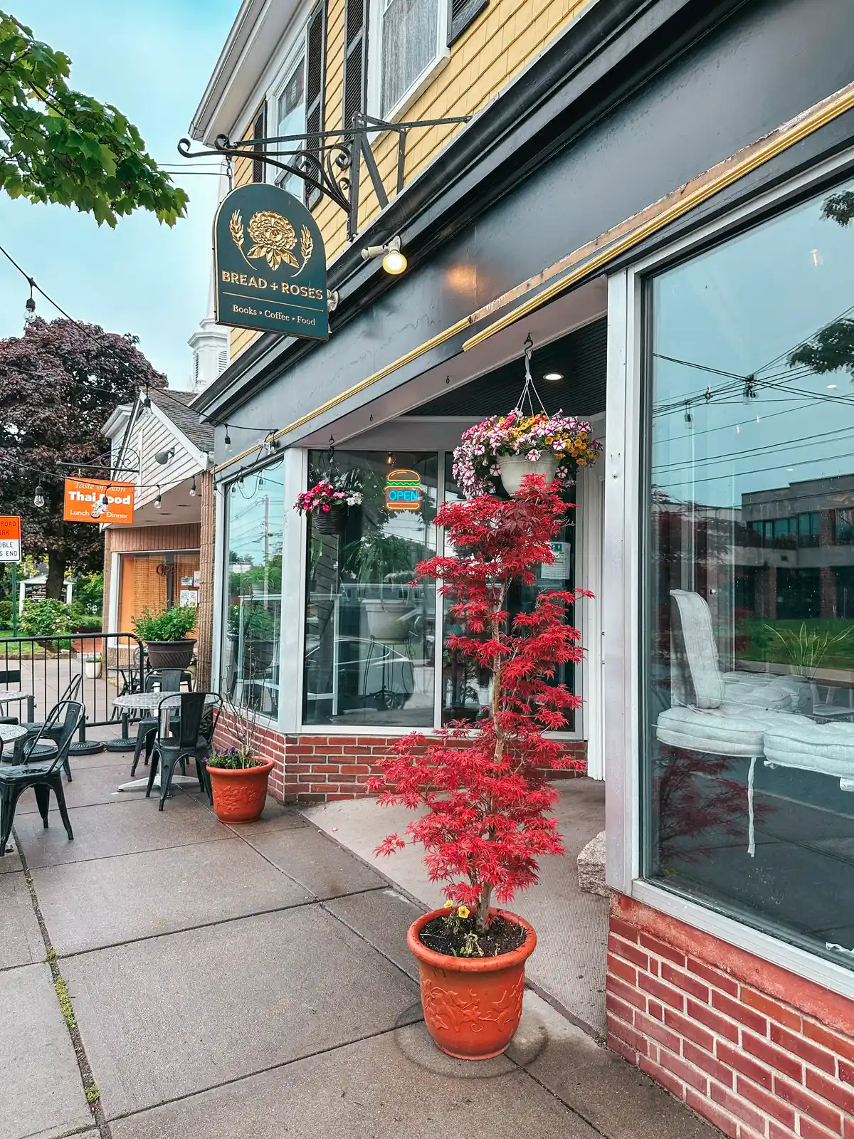 Bread and Roses Coffee Shop in Hyannis on Cape Cod
