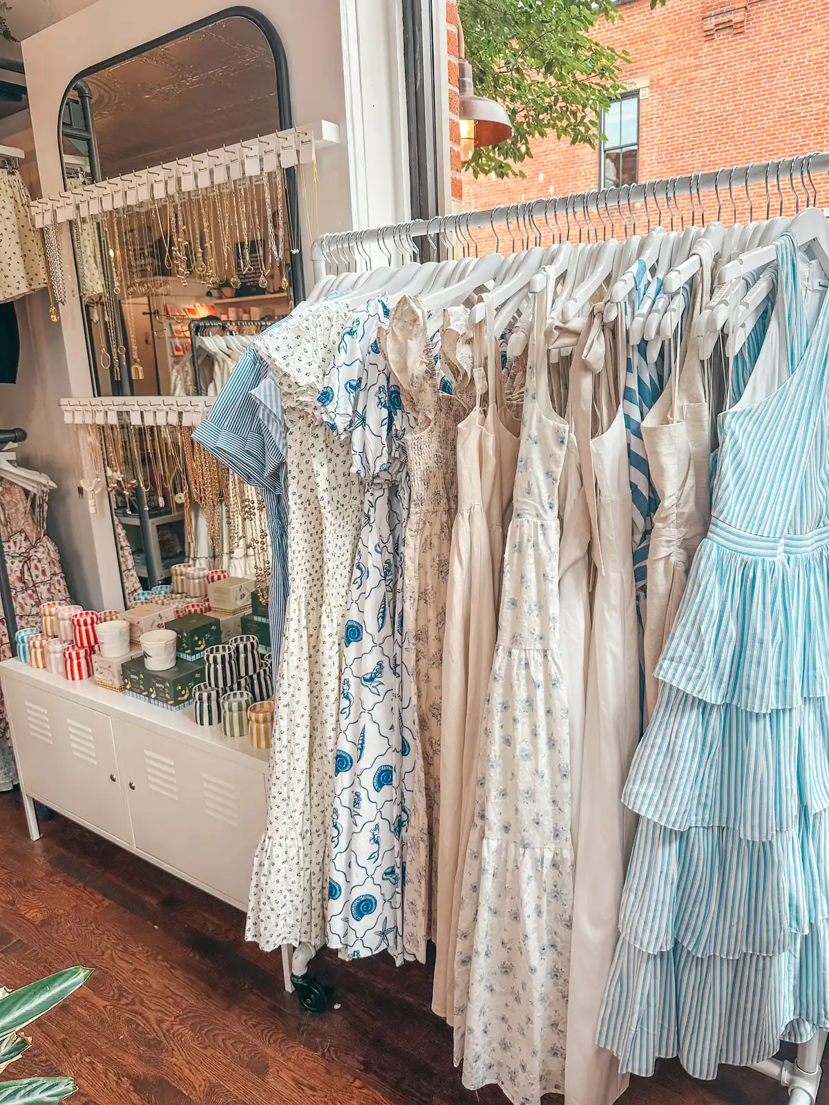 Cute clothing store in German Village in Columbus Ohio