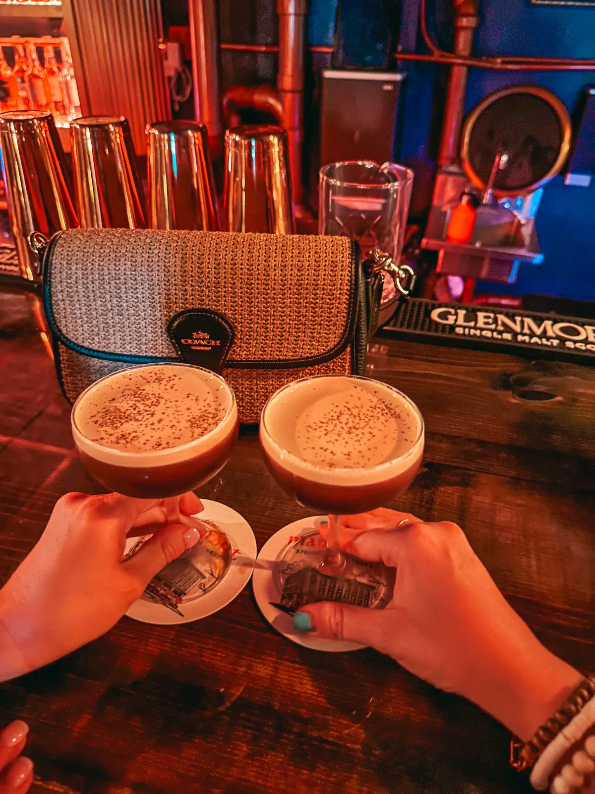 Espresso martinis from The Marmont in Columbus