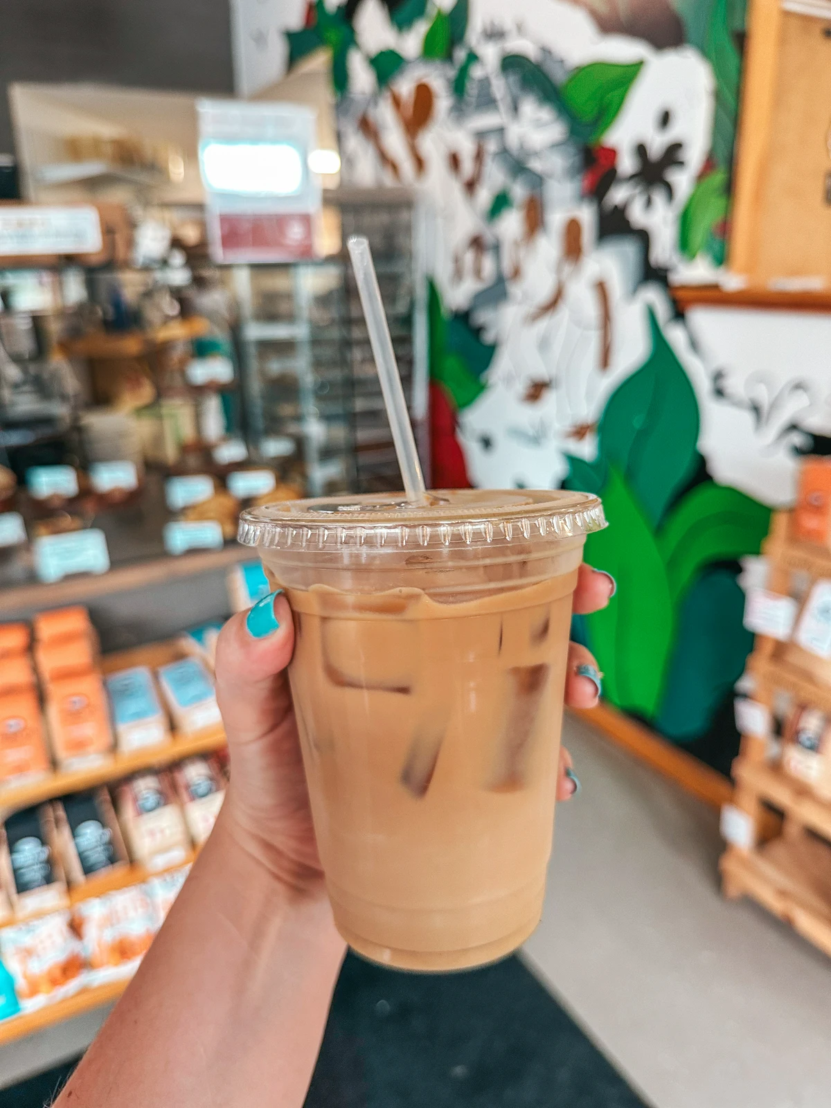 Iced latte from Snowy Owl Coffee Roasters in Sandwich