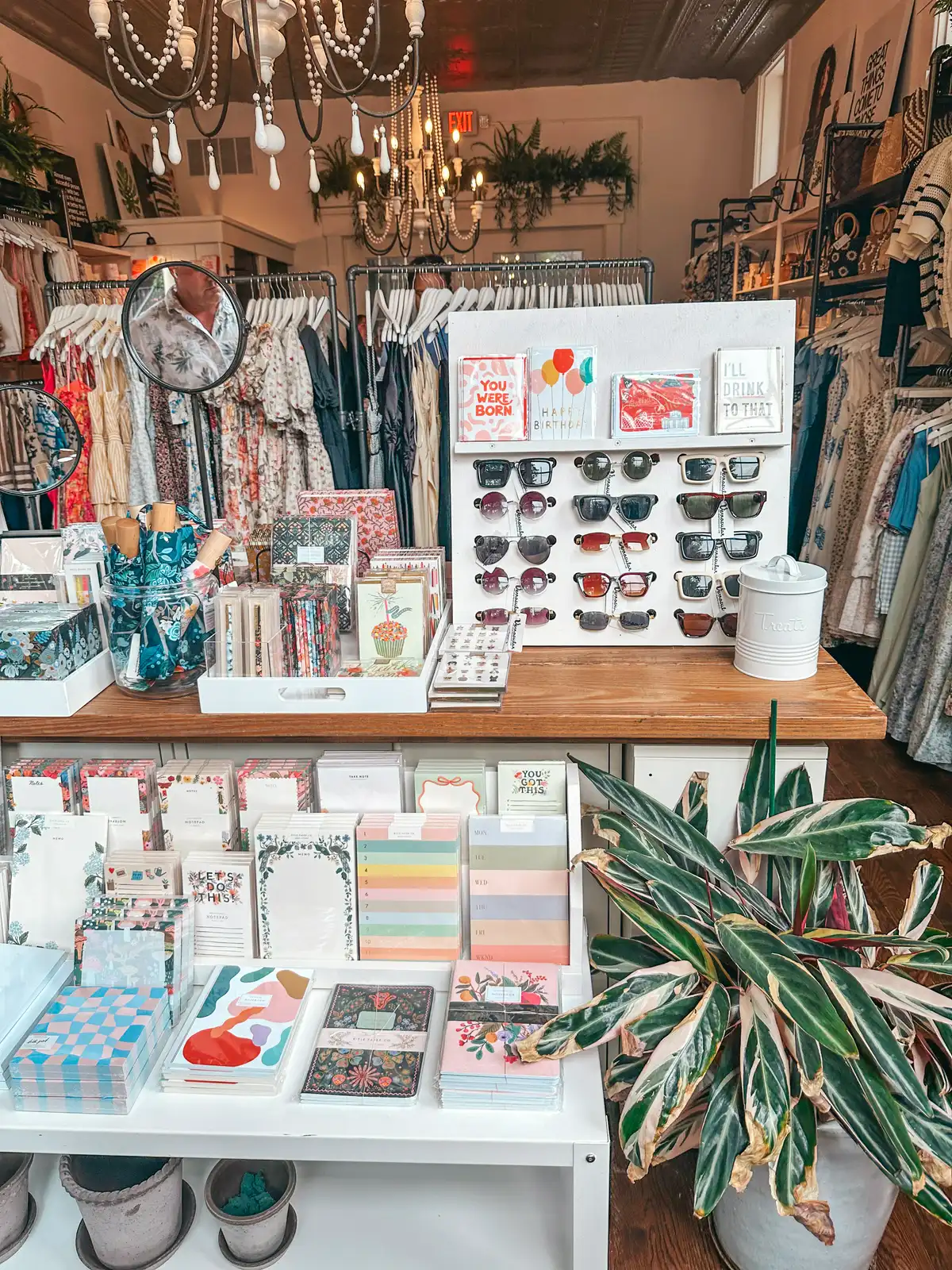 Inside boutique in the German Village in Columbus