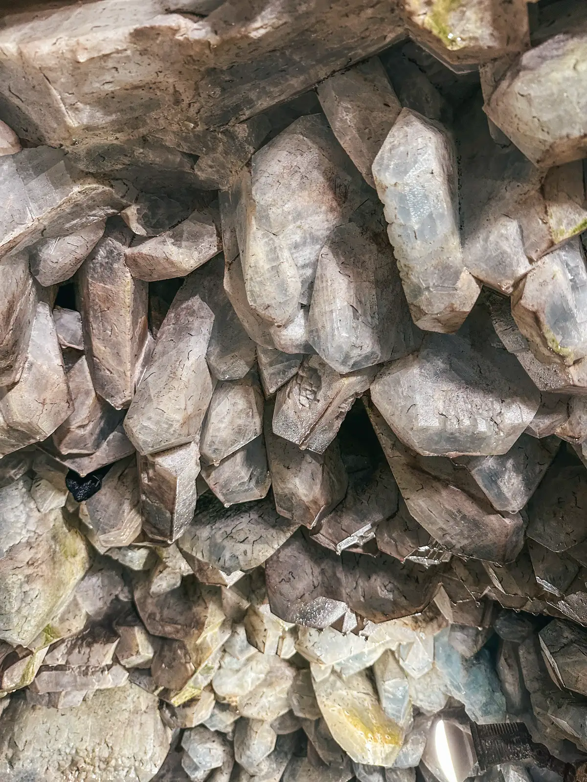 Inside of Crystal Cave on Put in Bay