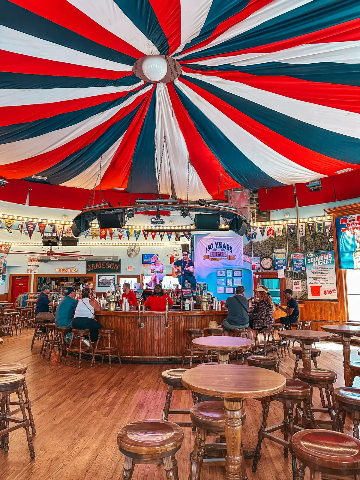 Inside of Round Bar on Put in Bay Island