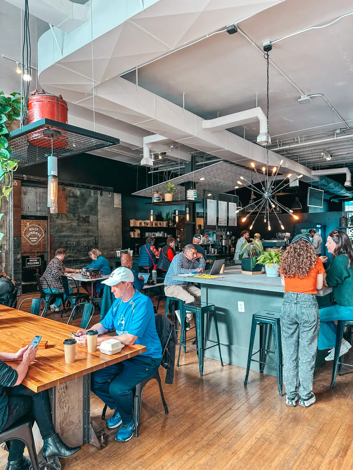 Inside of Rustbelt Coffee in Toledo Ohio