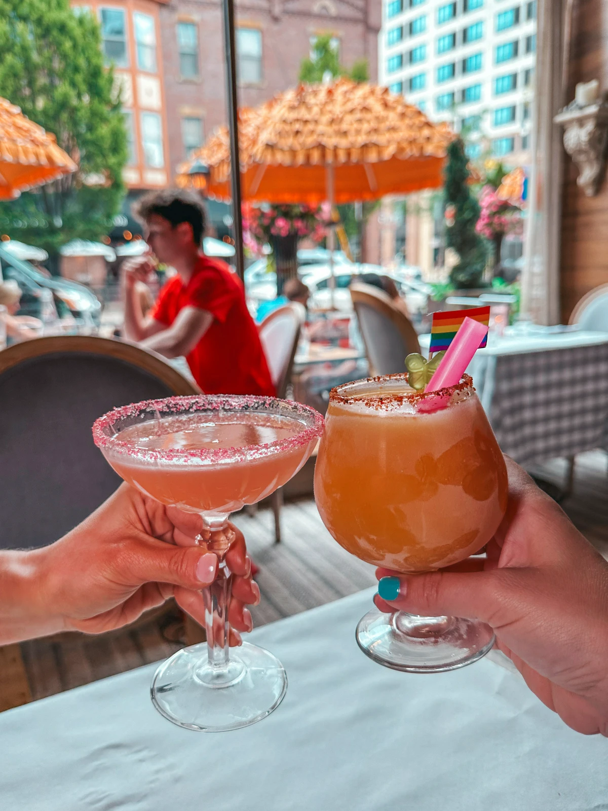 Pride cocktails from Forno in Columbus